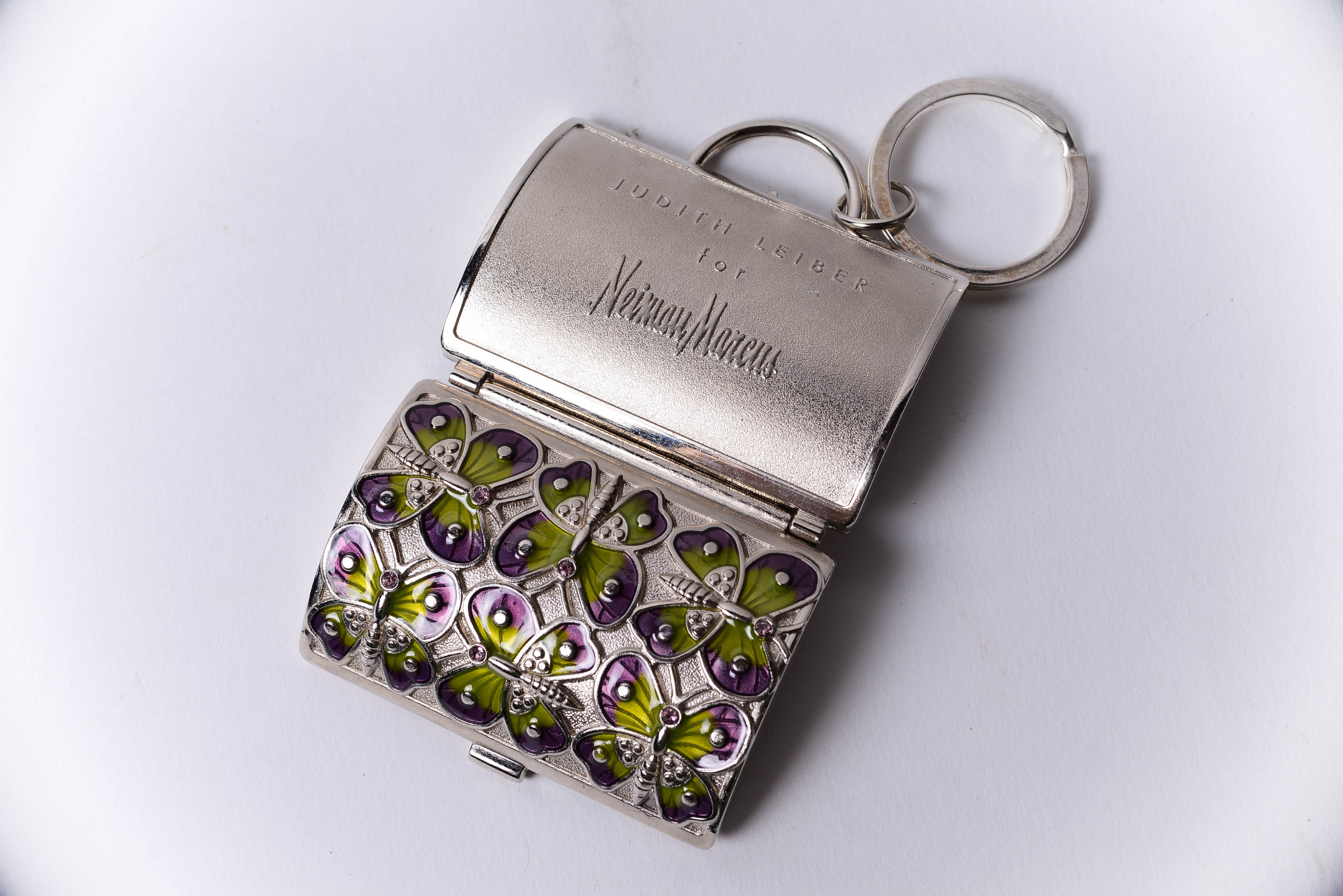 Judith Leiber for Neiman Marcus Butterfly Handbag Key Chain