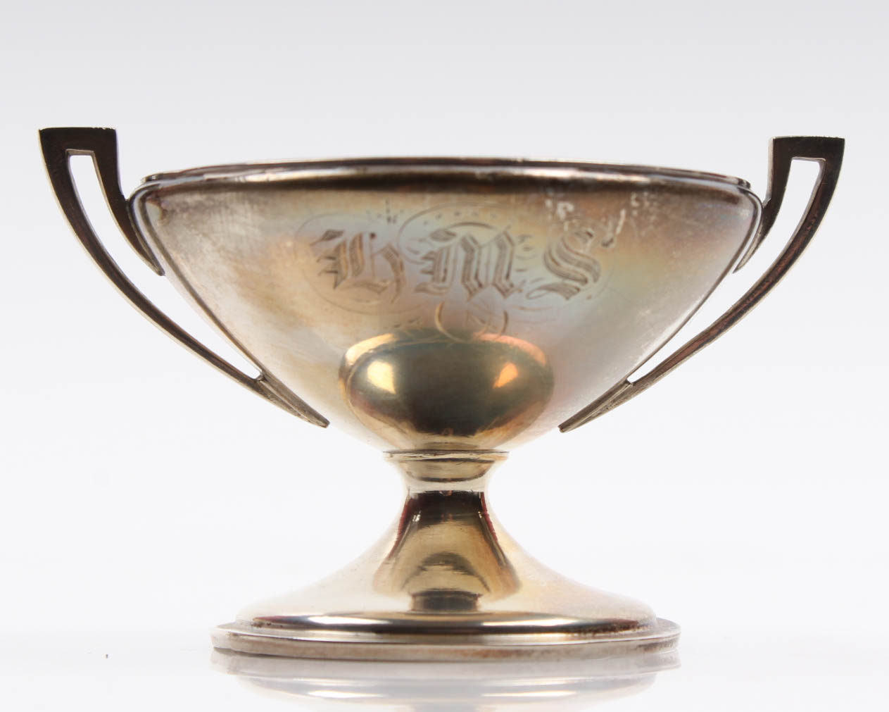 Gorham Coin Silver Pedestal Salt Dips