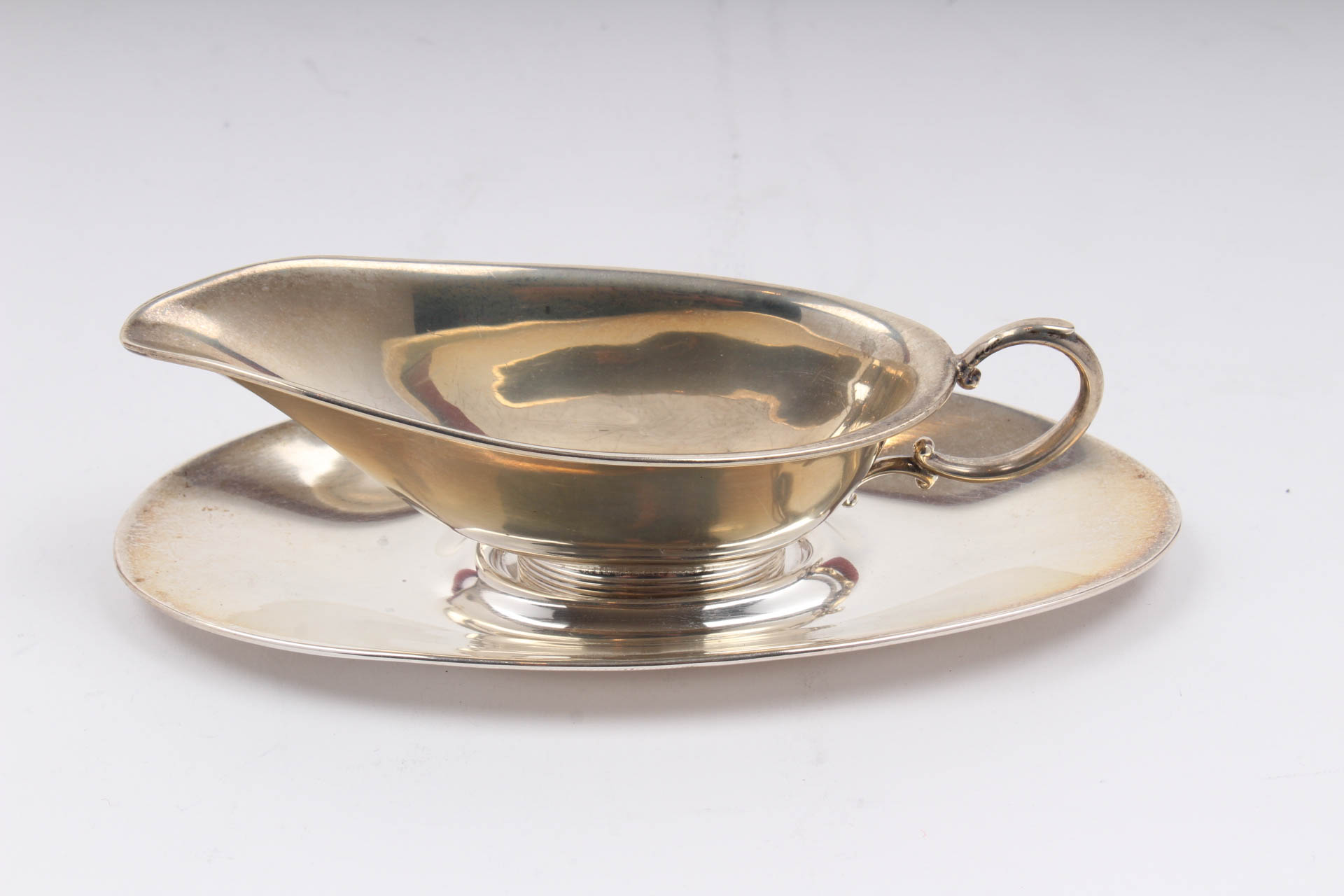 Pair of Webster Company Sterling Silver Sauce Boats and Trays
