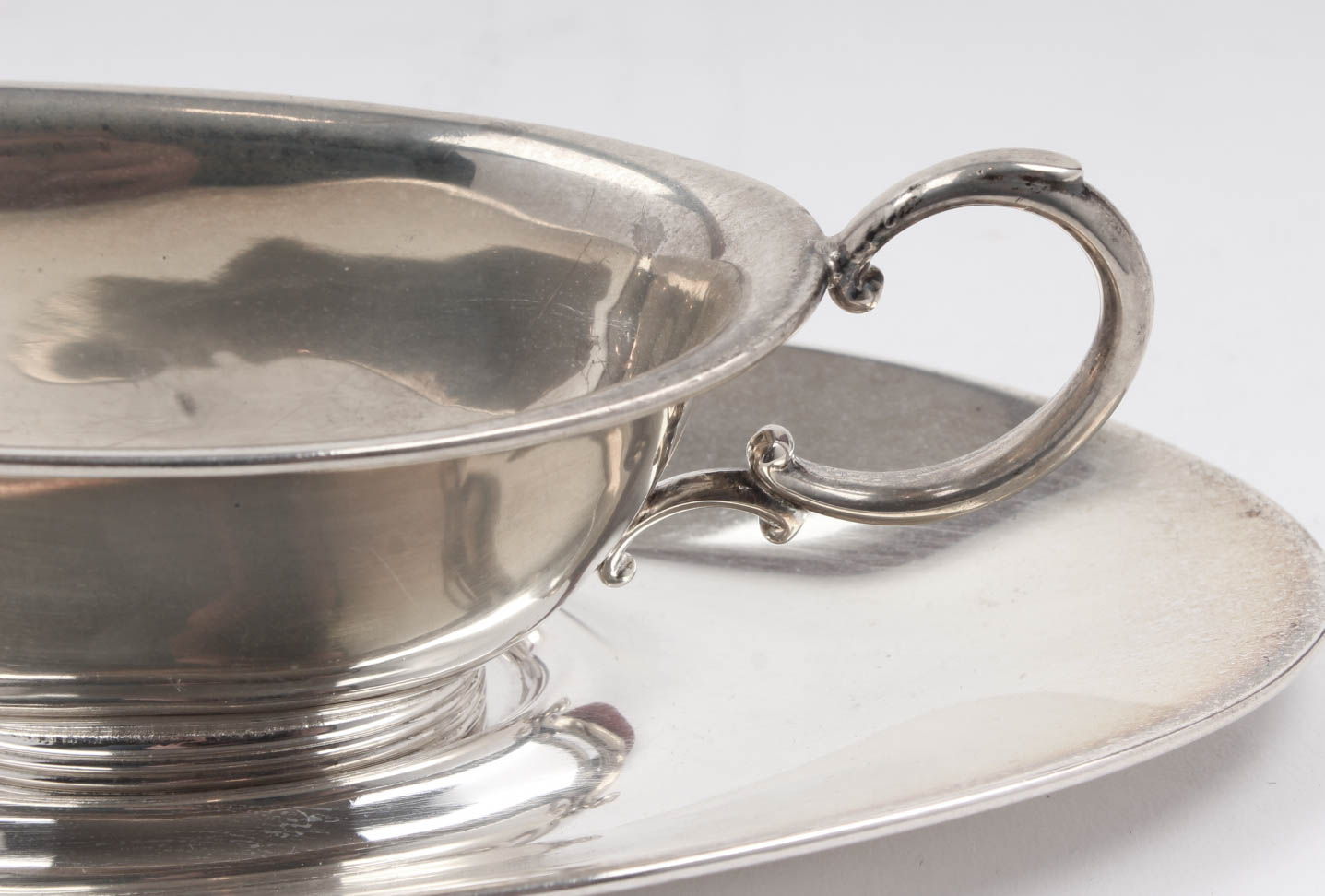 Pair of Webster Company Sterling Silver Sauce Boats and Trays