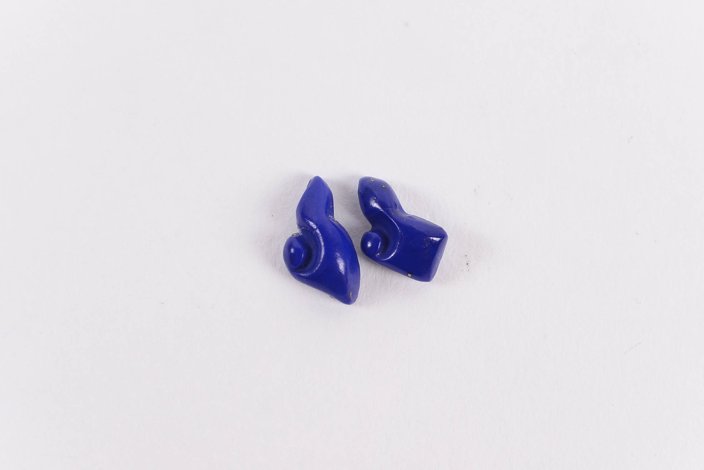 Carved Lapis Lazuli Pieces