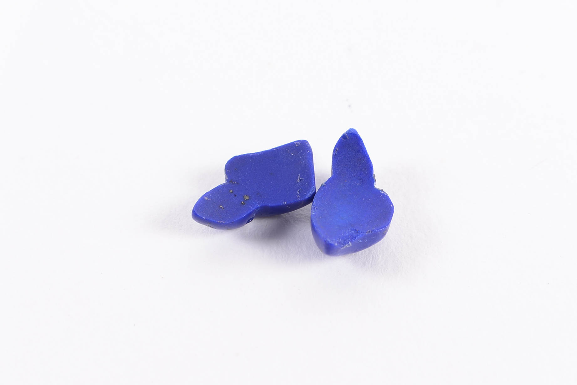 Carved Lapis Lazuli Pieces