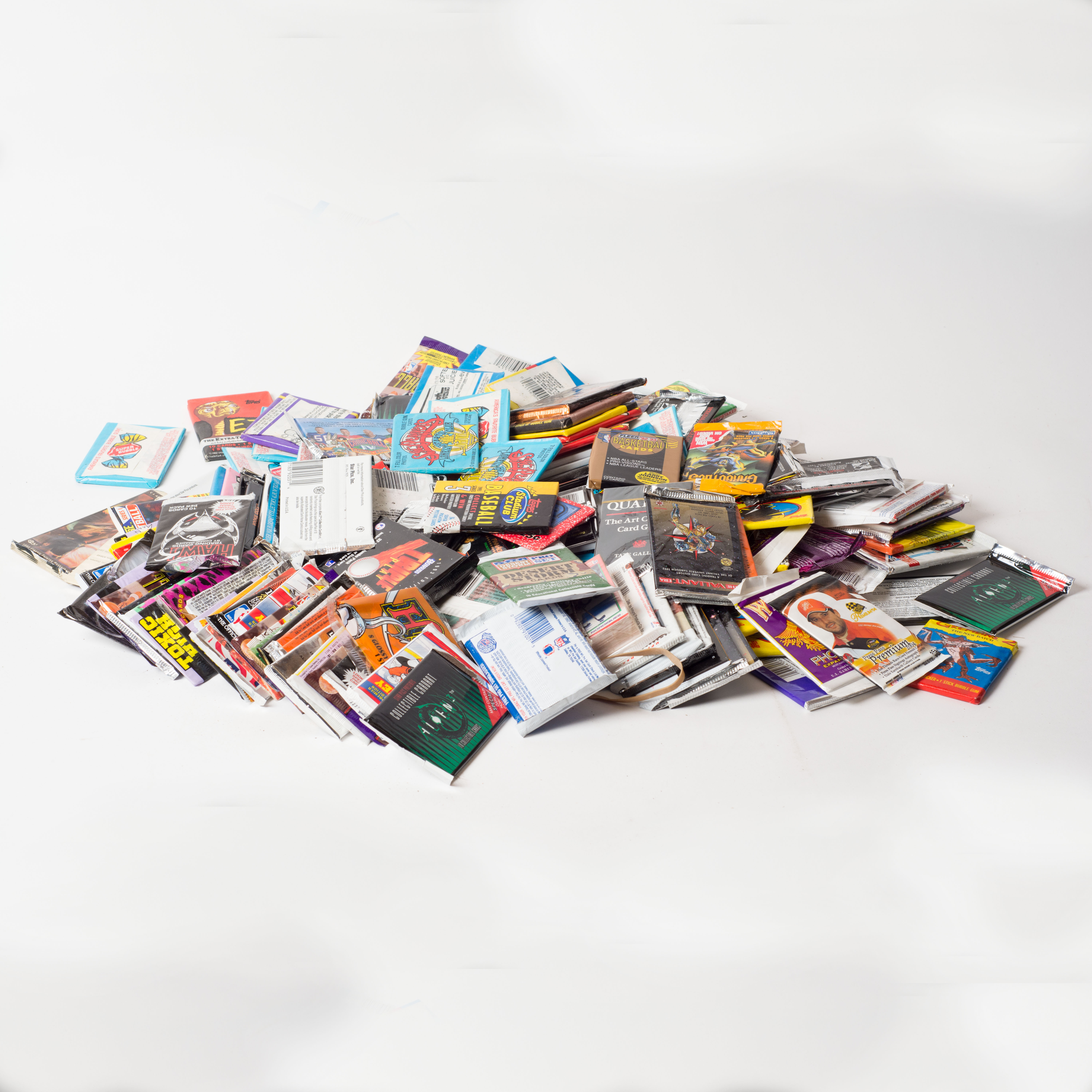 Over One Hundred Unsorted Packs of Cards