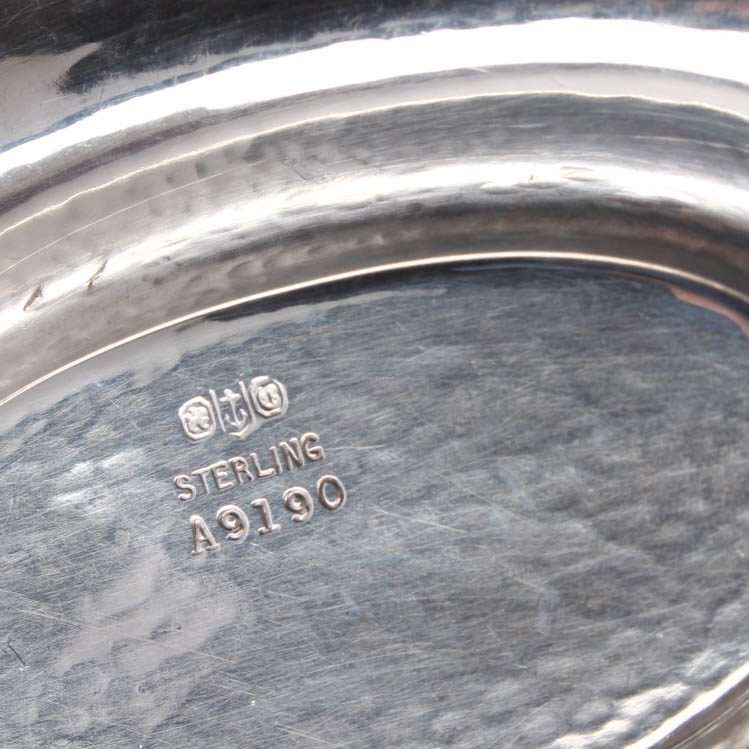 Antique Gorham Sterling Silver Sauce Boat and Tray