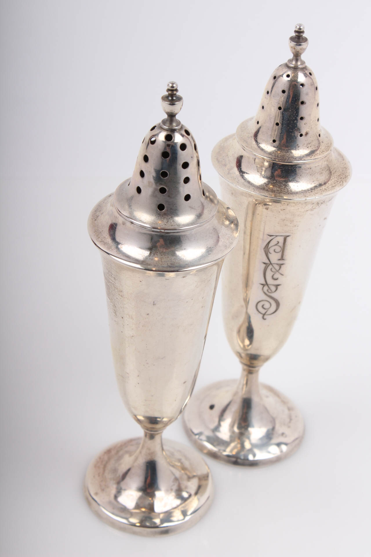 Pair of Whiting Mfg. Co. Sterling Silver Salt and Pepper Shakers