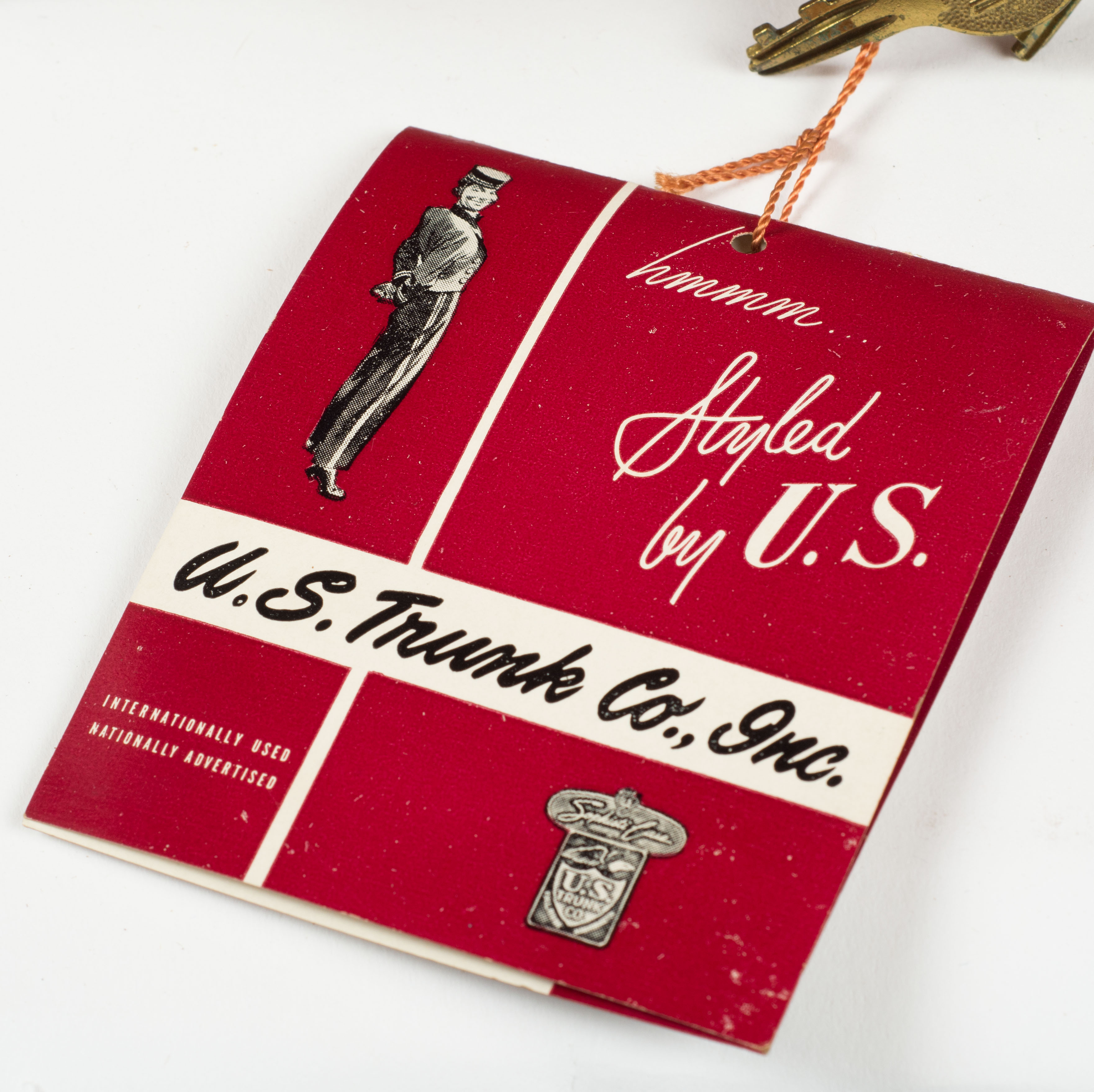 1950s Ambassador US Trunk Co Garment Trunk