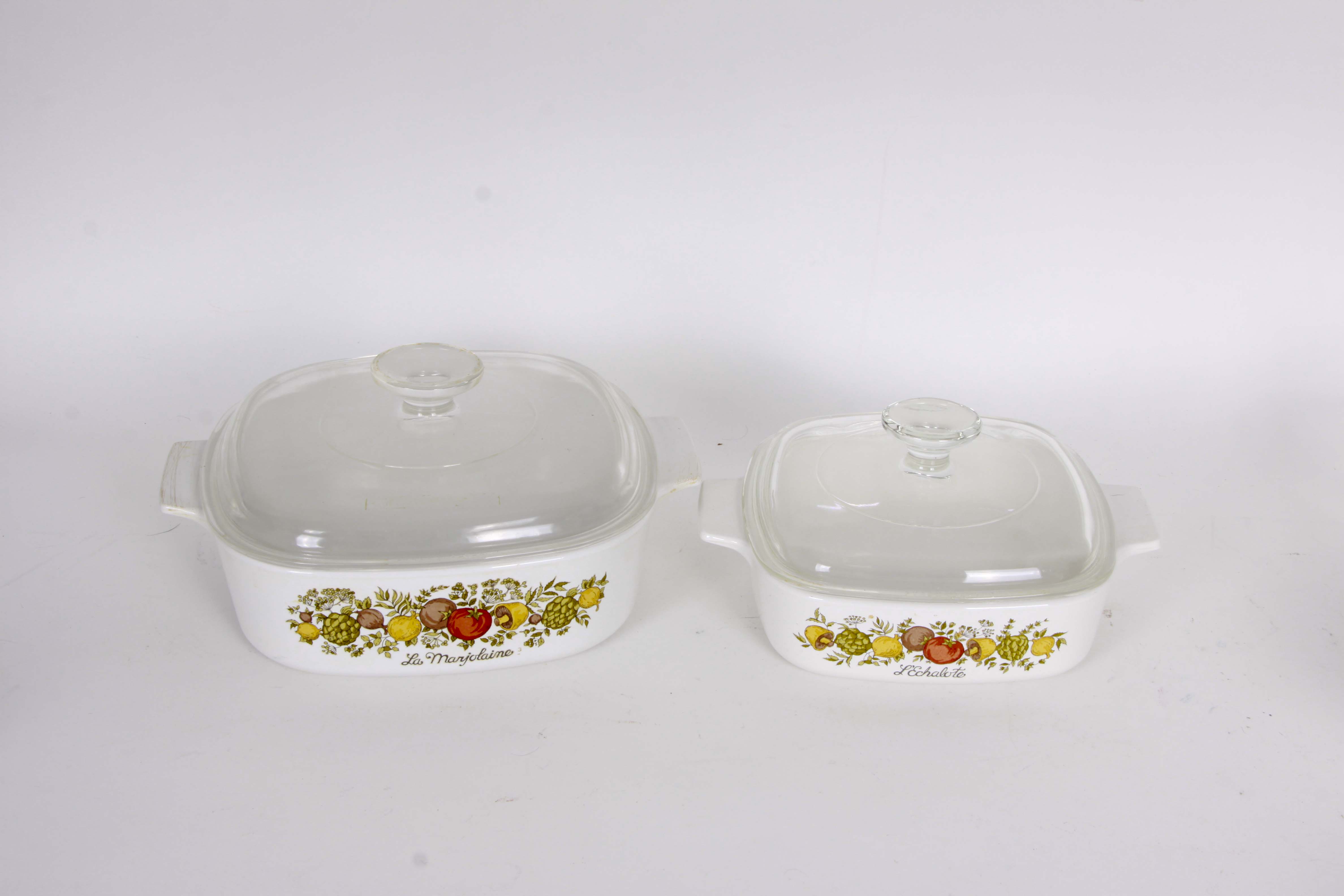 Vintage Glass Bakeware Featuring Pyrex and Fire King