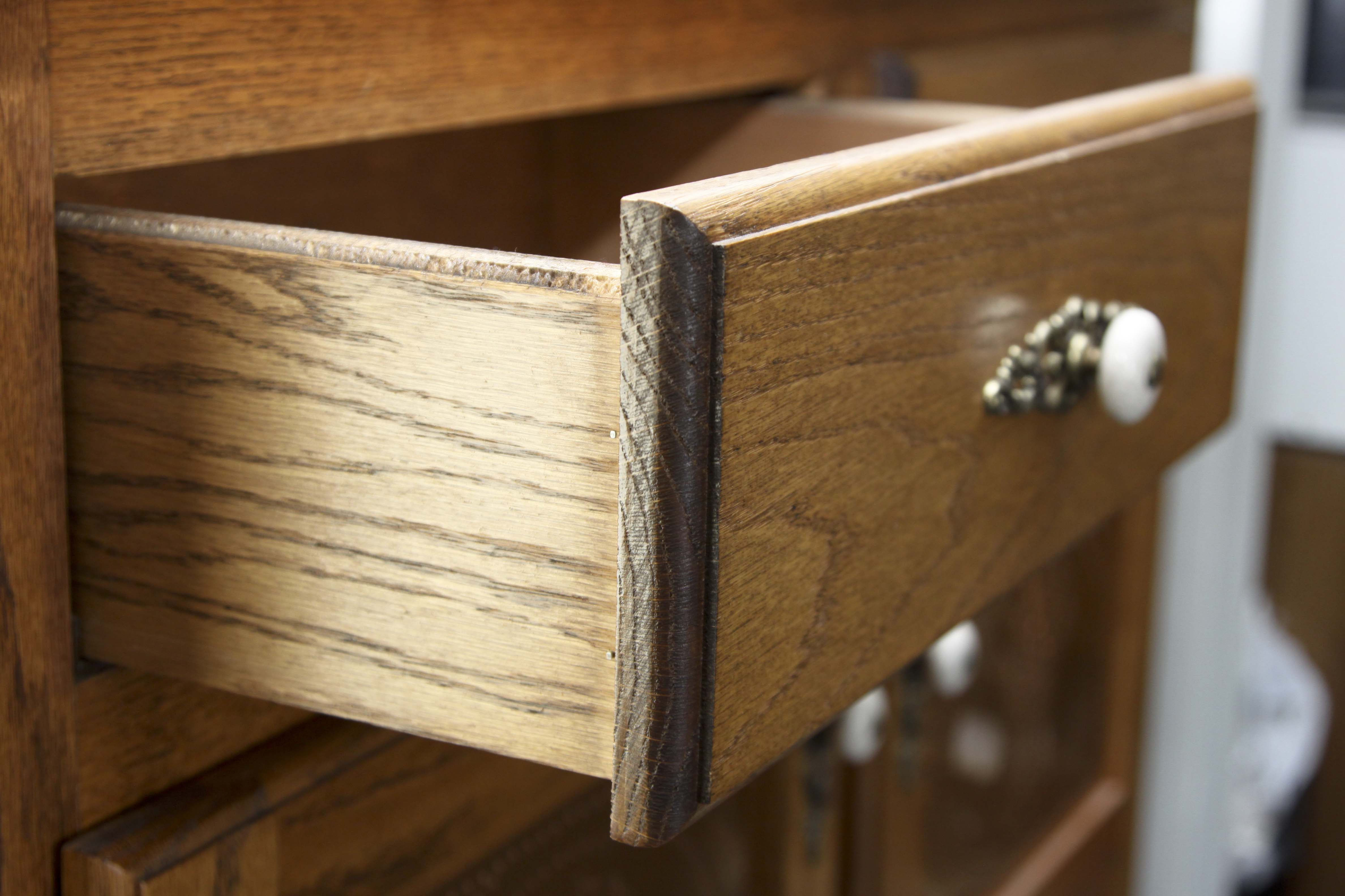 Country Oak Pie Cabinet