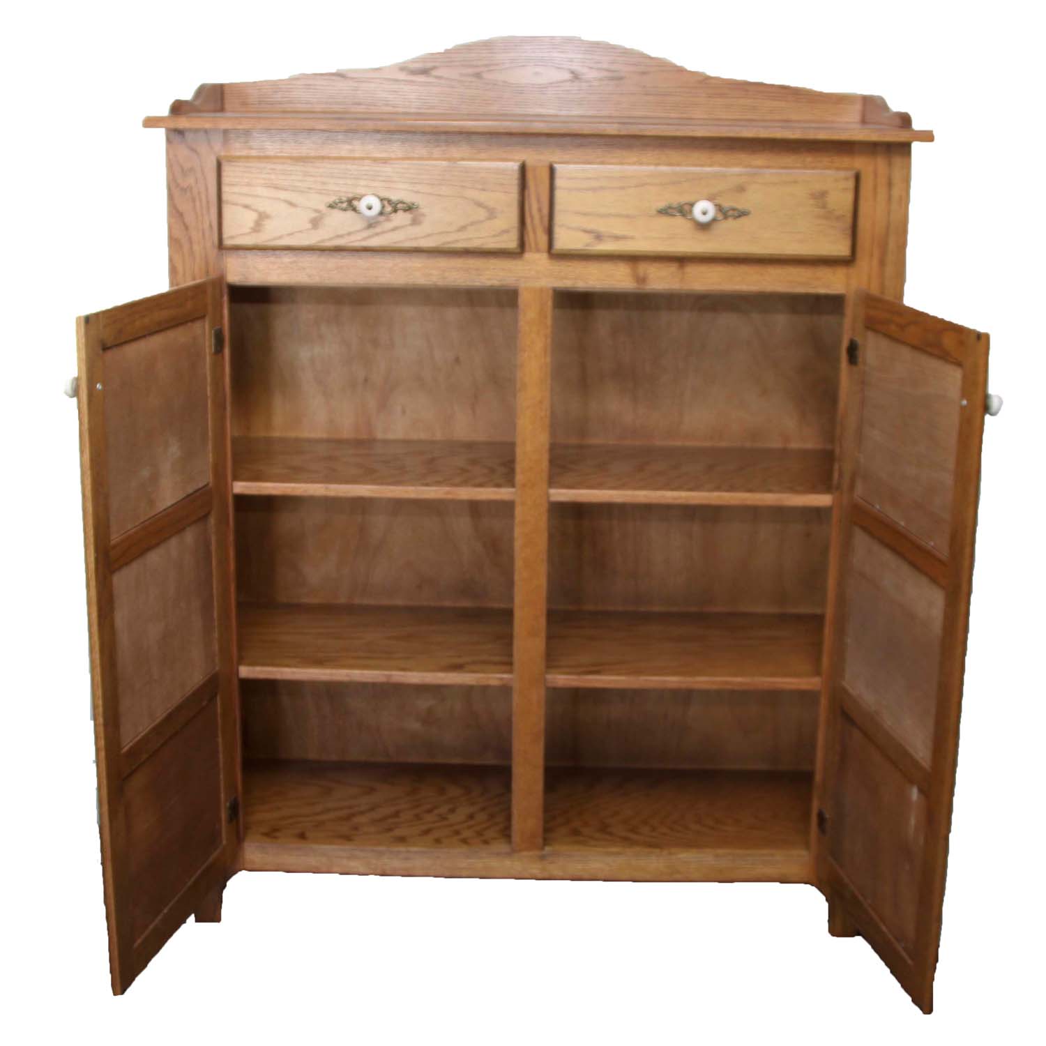 Country Oak Pie Cabinet