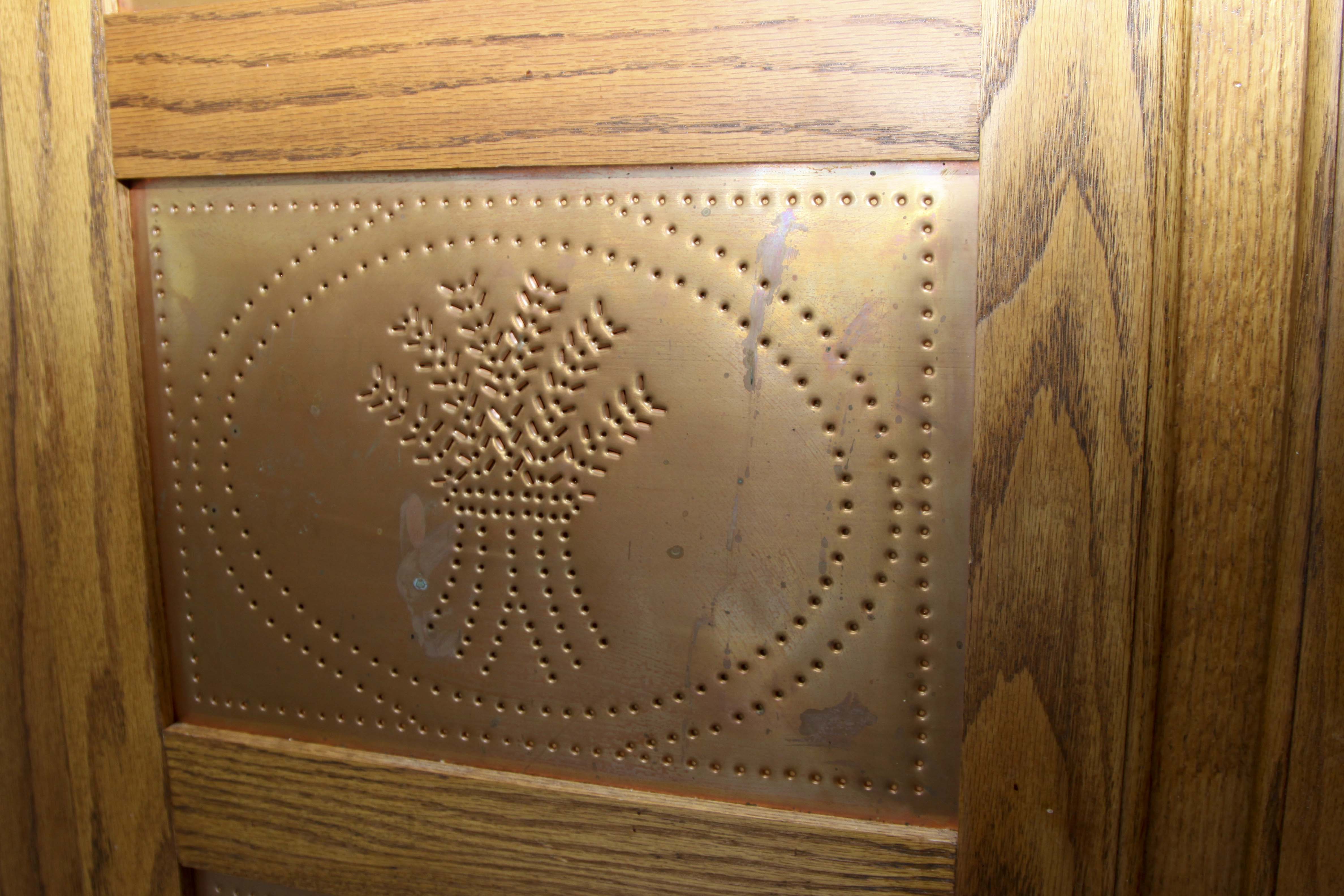 Country Oak Pie Cabinet