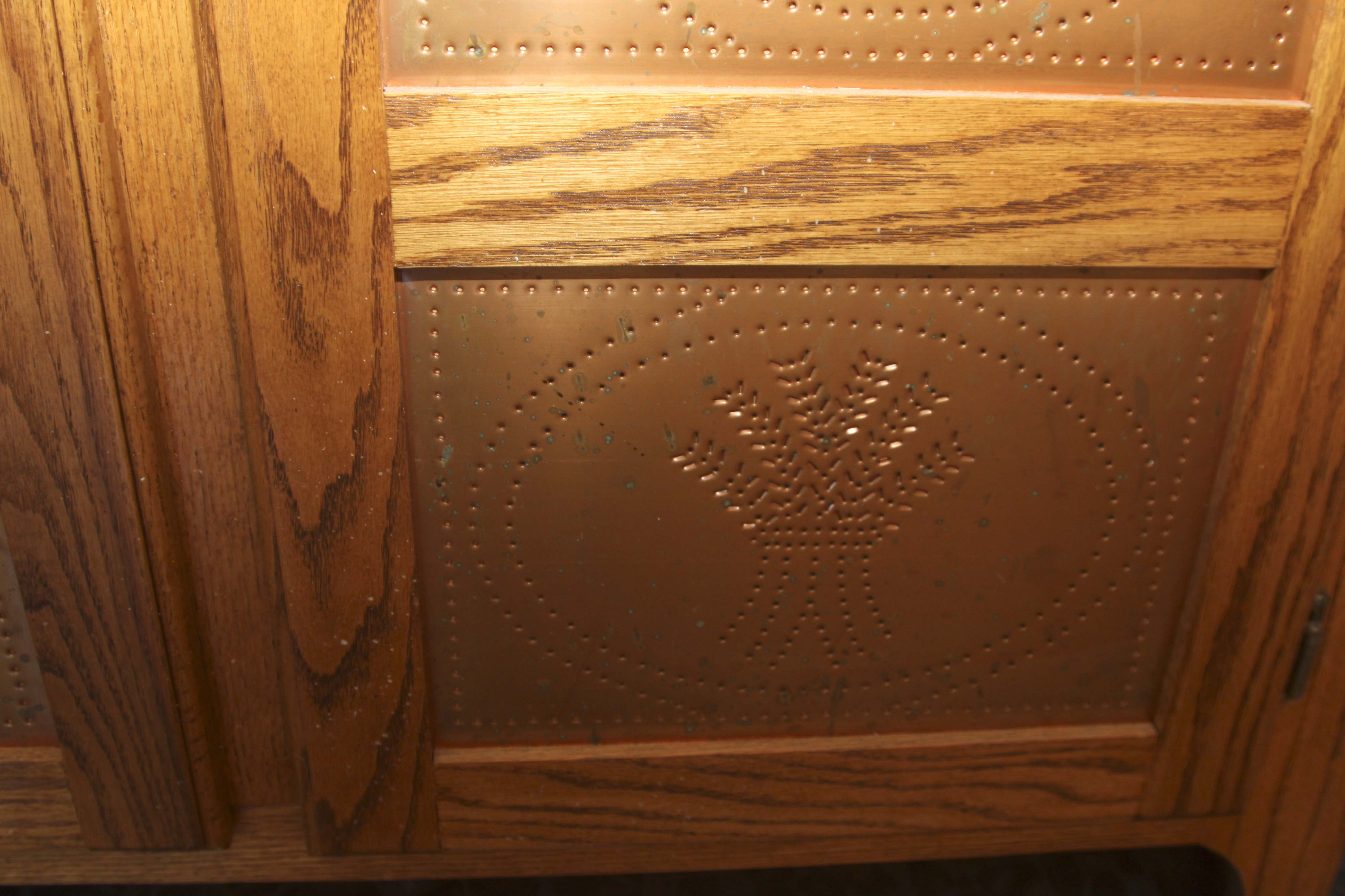 Country Oak Pie Cabinet