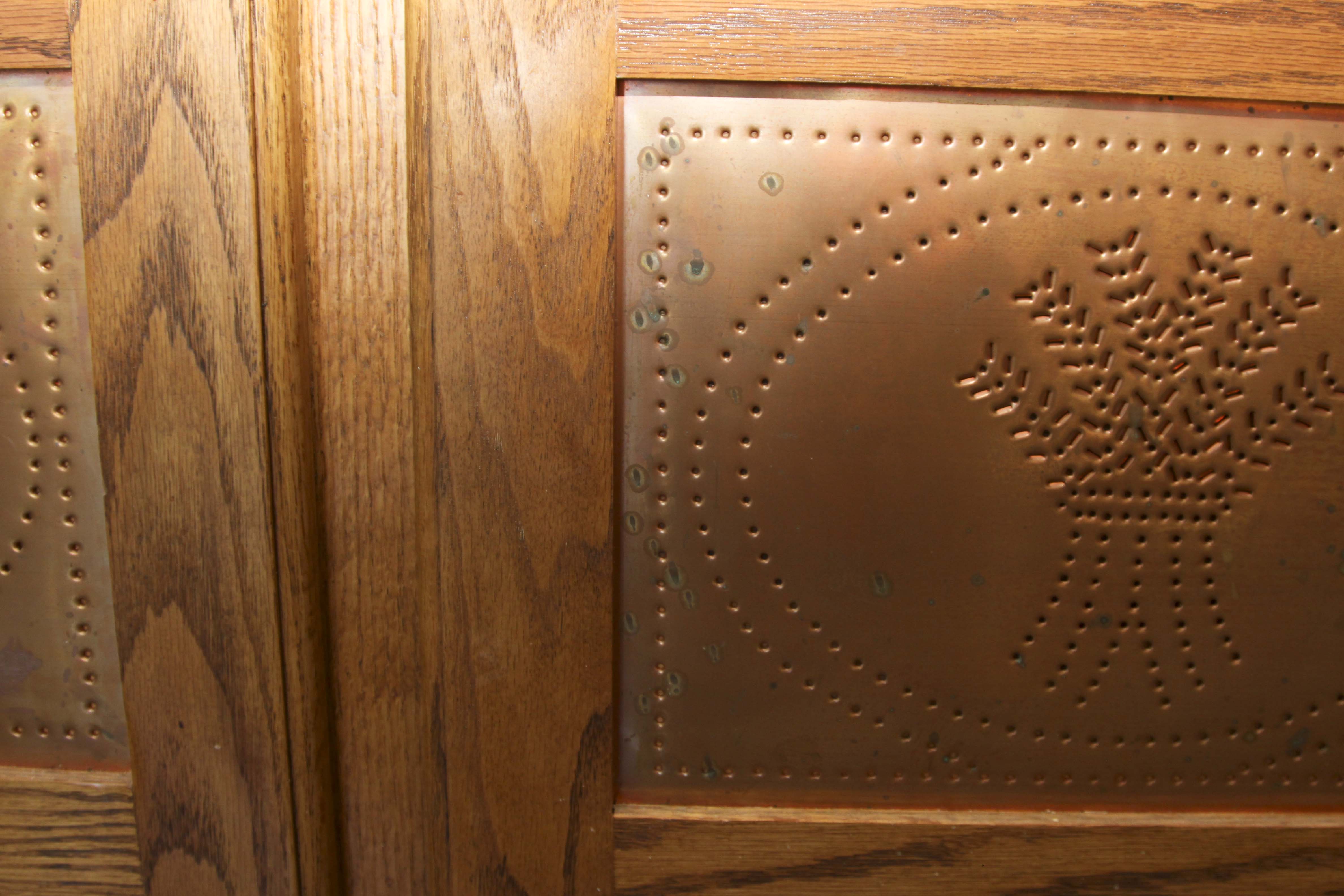 Country Oak Pie Cabinet