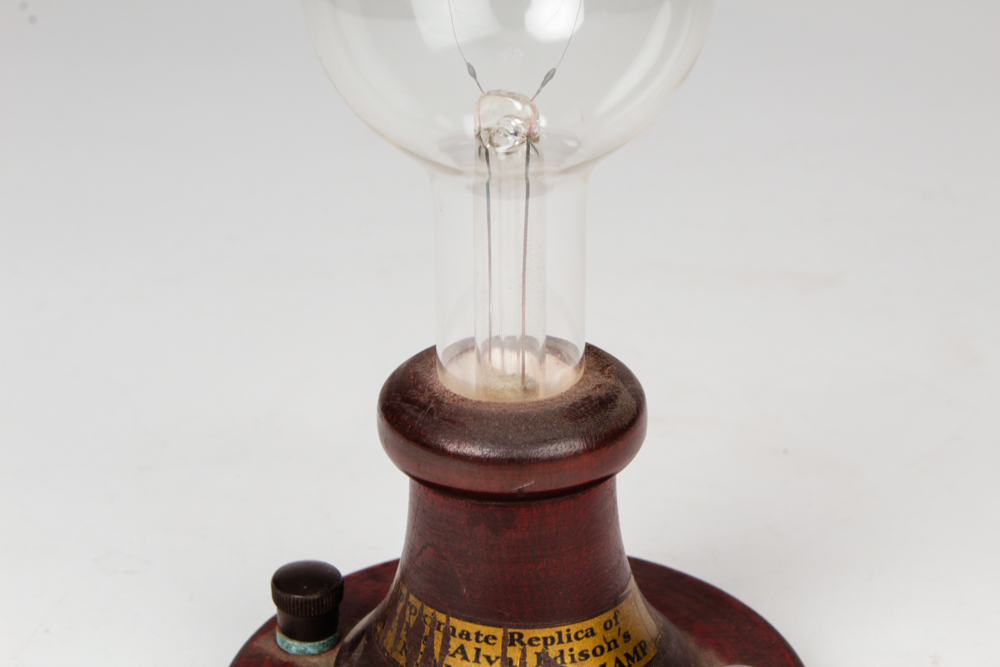 Replica of Edison's First Light Bulb