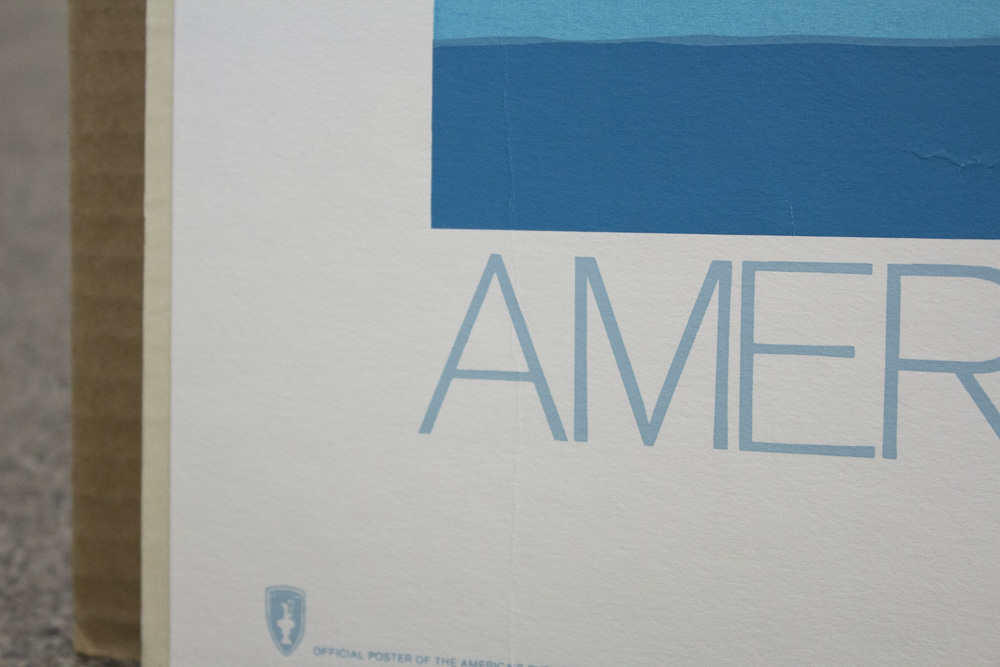 After Keith Reynold Serigraph "America's Cup 25"