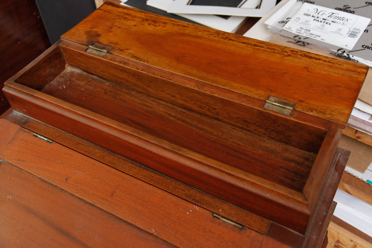 Vintage Teak Davenport Desk