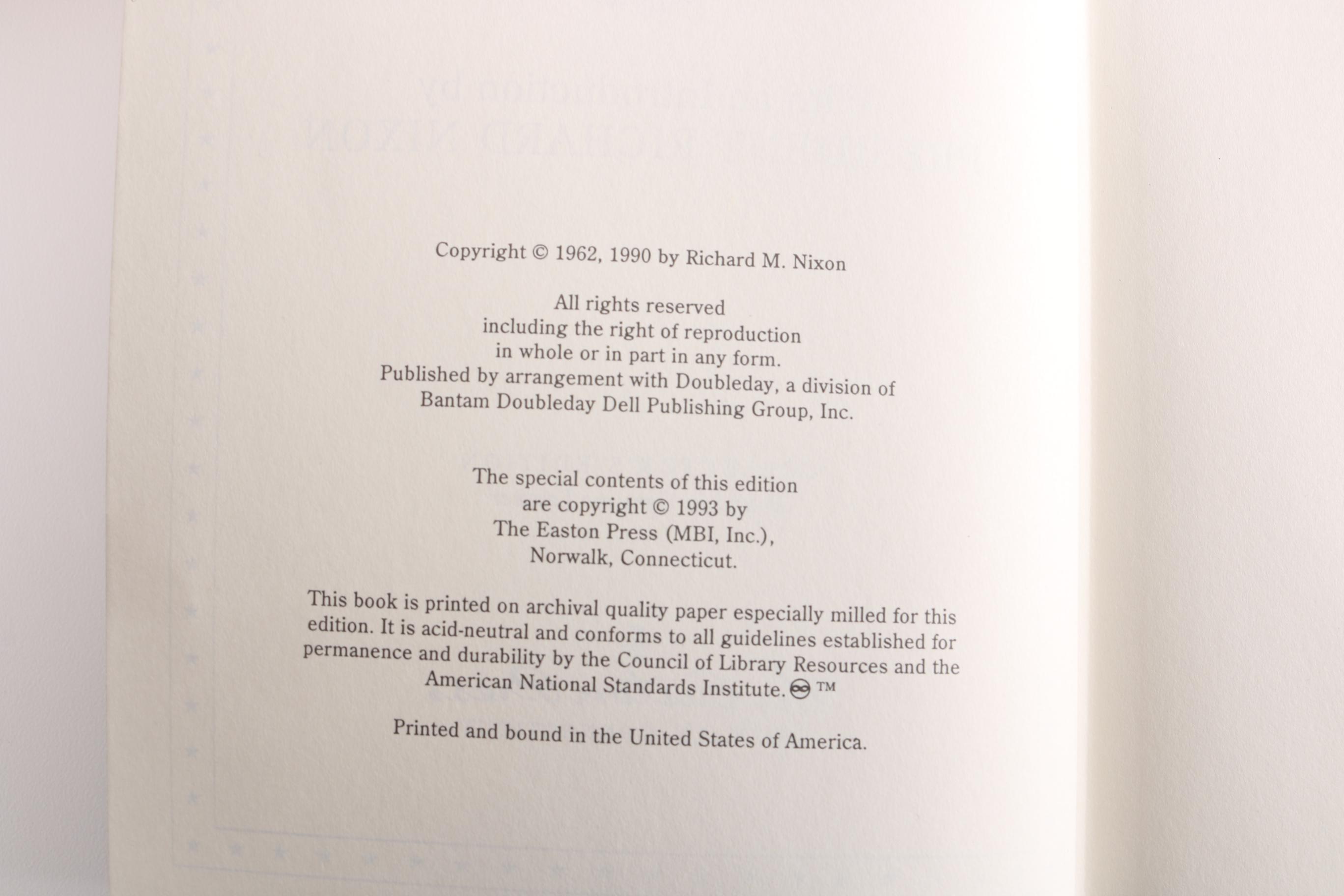 President Richard Nixon Seven Volume Books Easton Press