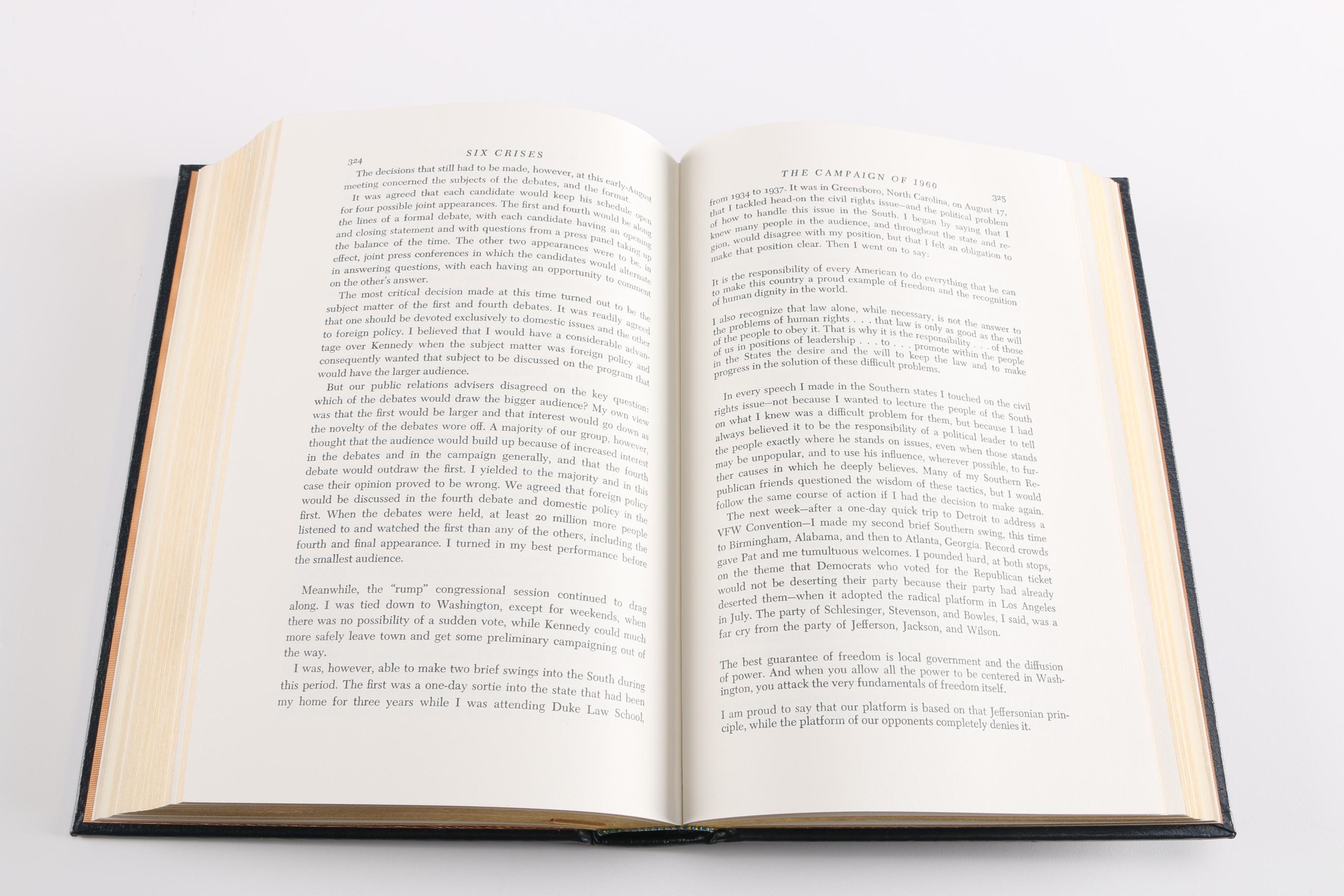 President Richard Nixon Seven Volume Books Easton Press