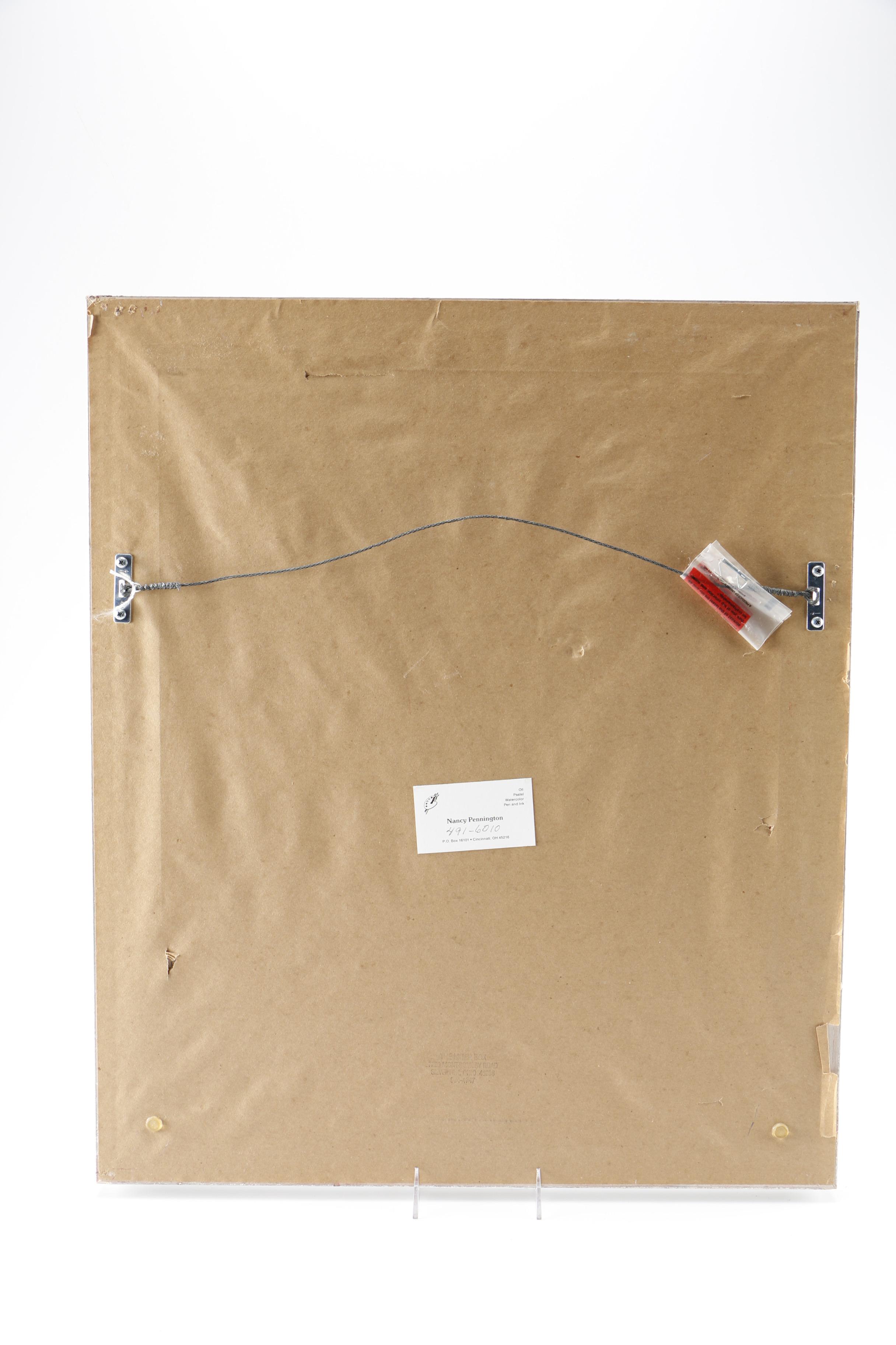 Nancy Pennington Original Gouache and Watercolor on Paper