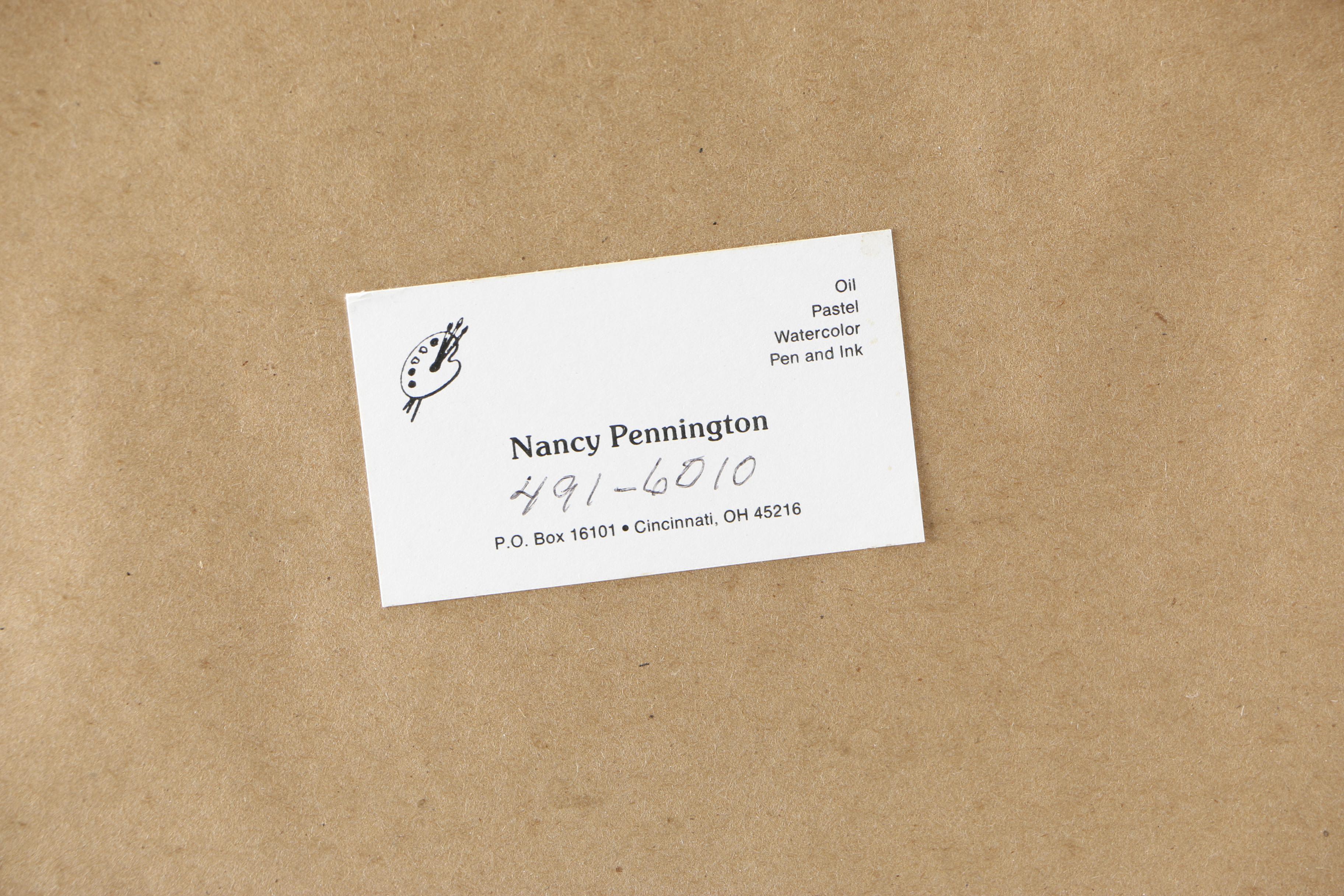 Nancy Pennington Original Gouache and Watercolor on Paper