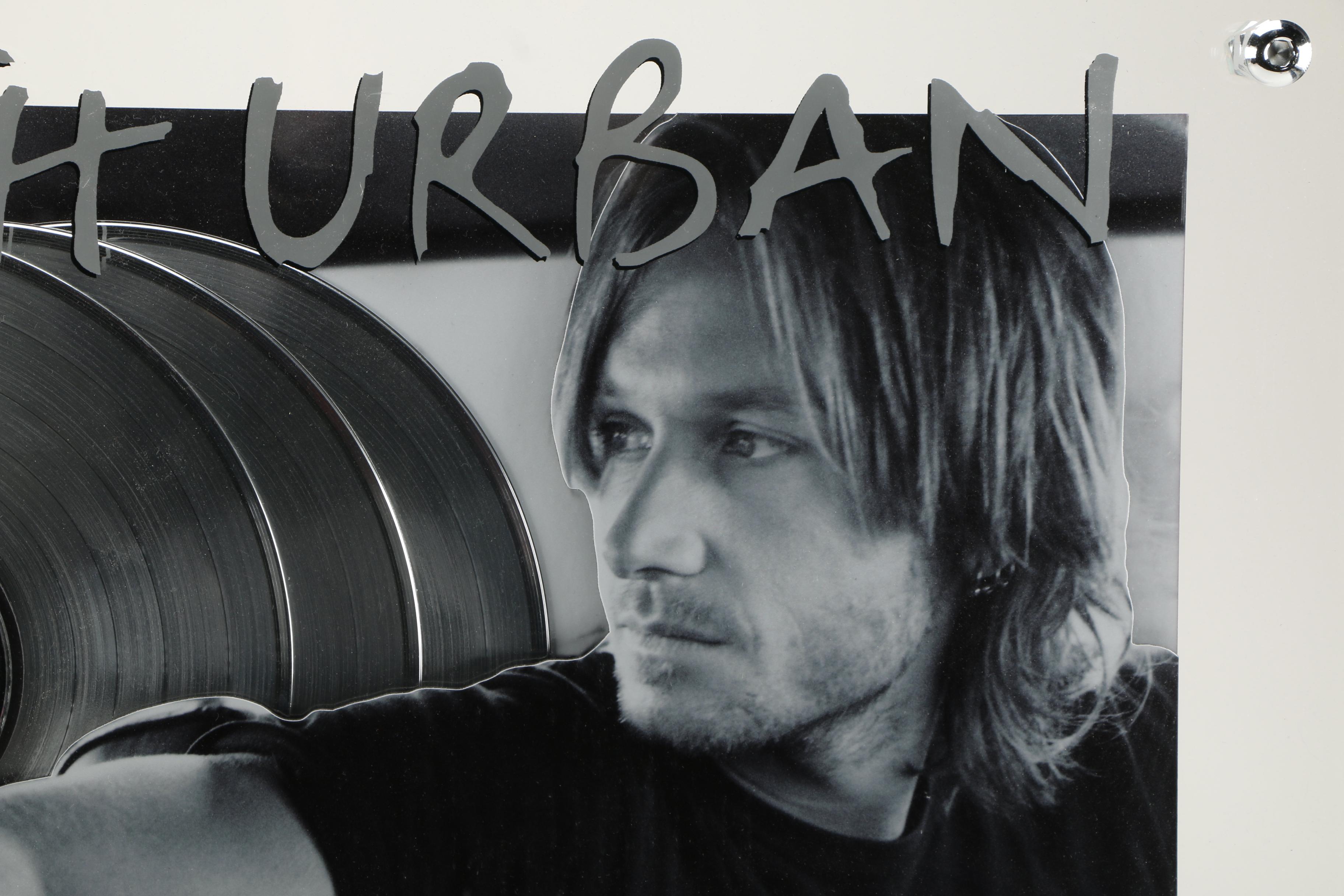 Keith Urban Multi Platinum Record