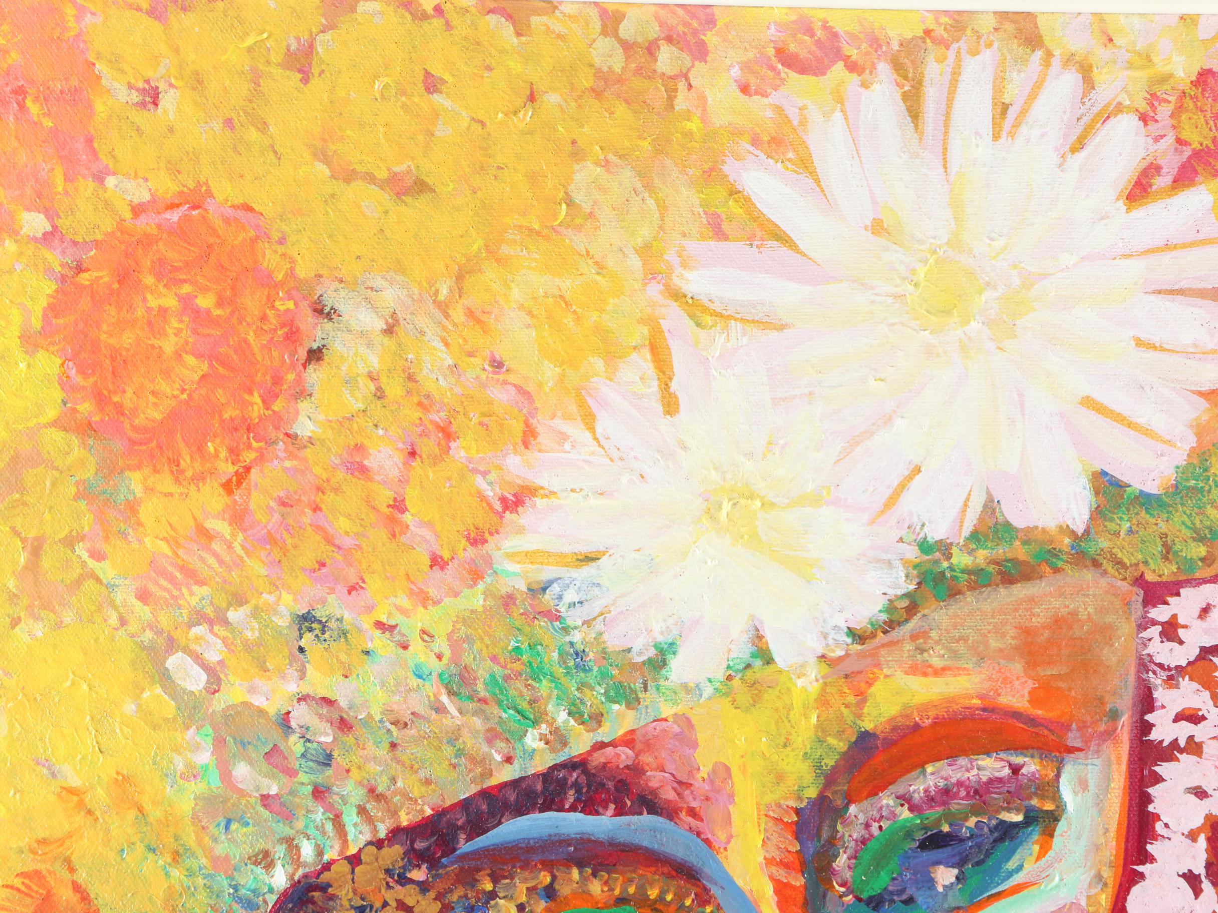 Suzanne L. Goodstadt Original Oil Painting "Girl with Hat"