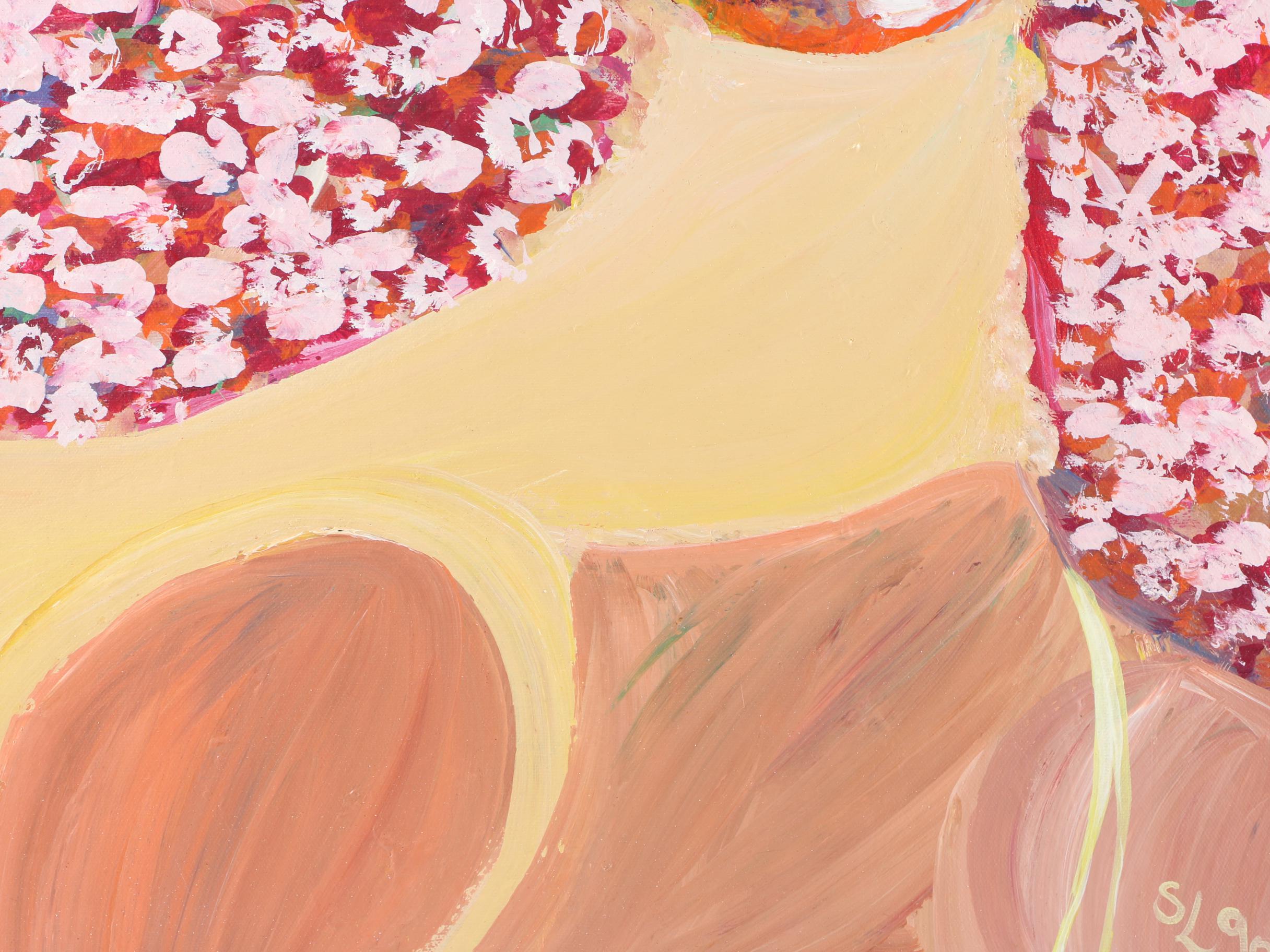 Suzanne L. Goodstadt Original Oil Painting "Girl with Hat"