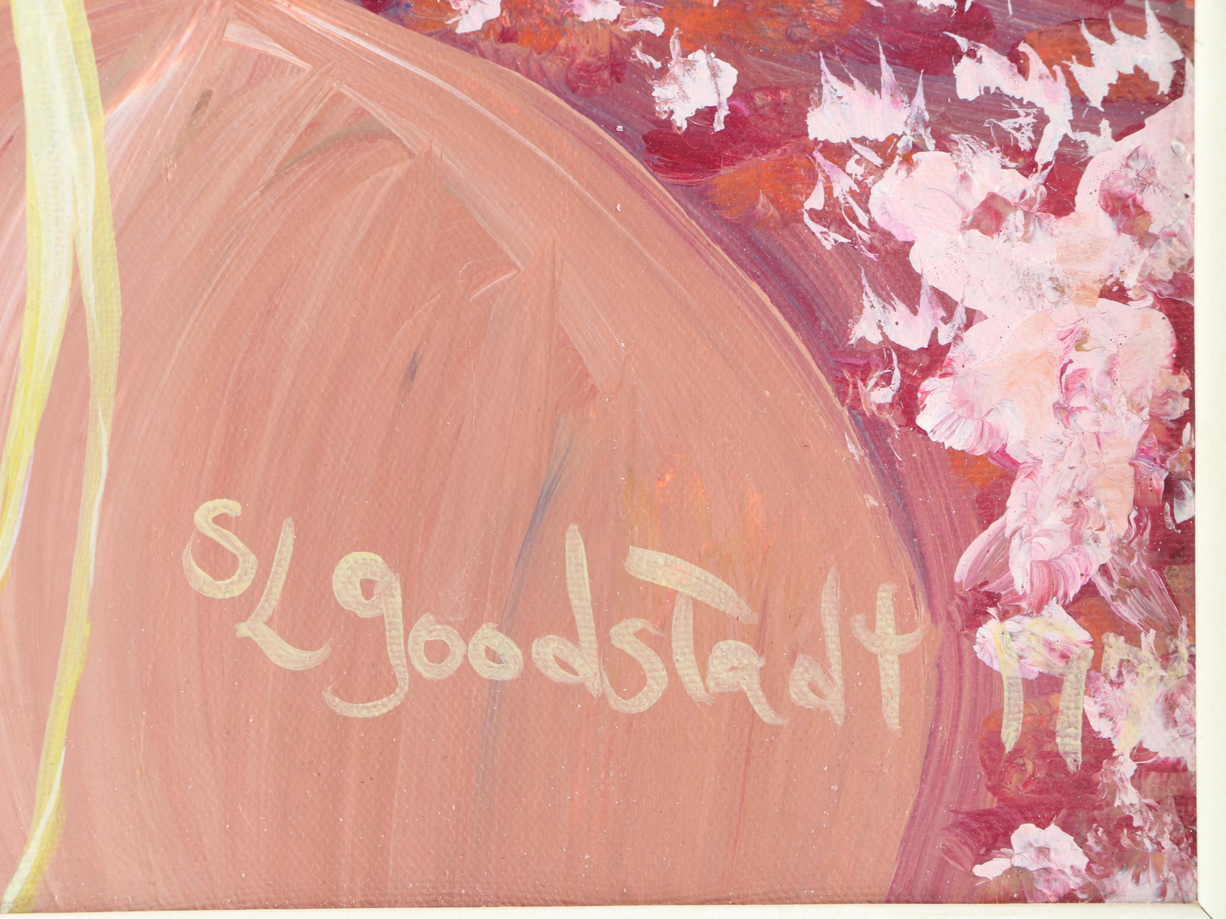 Suzanne L. Goodstadt Original Oil Painting "Girl with Hat"