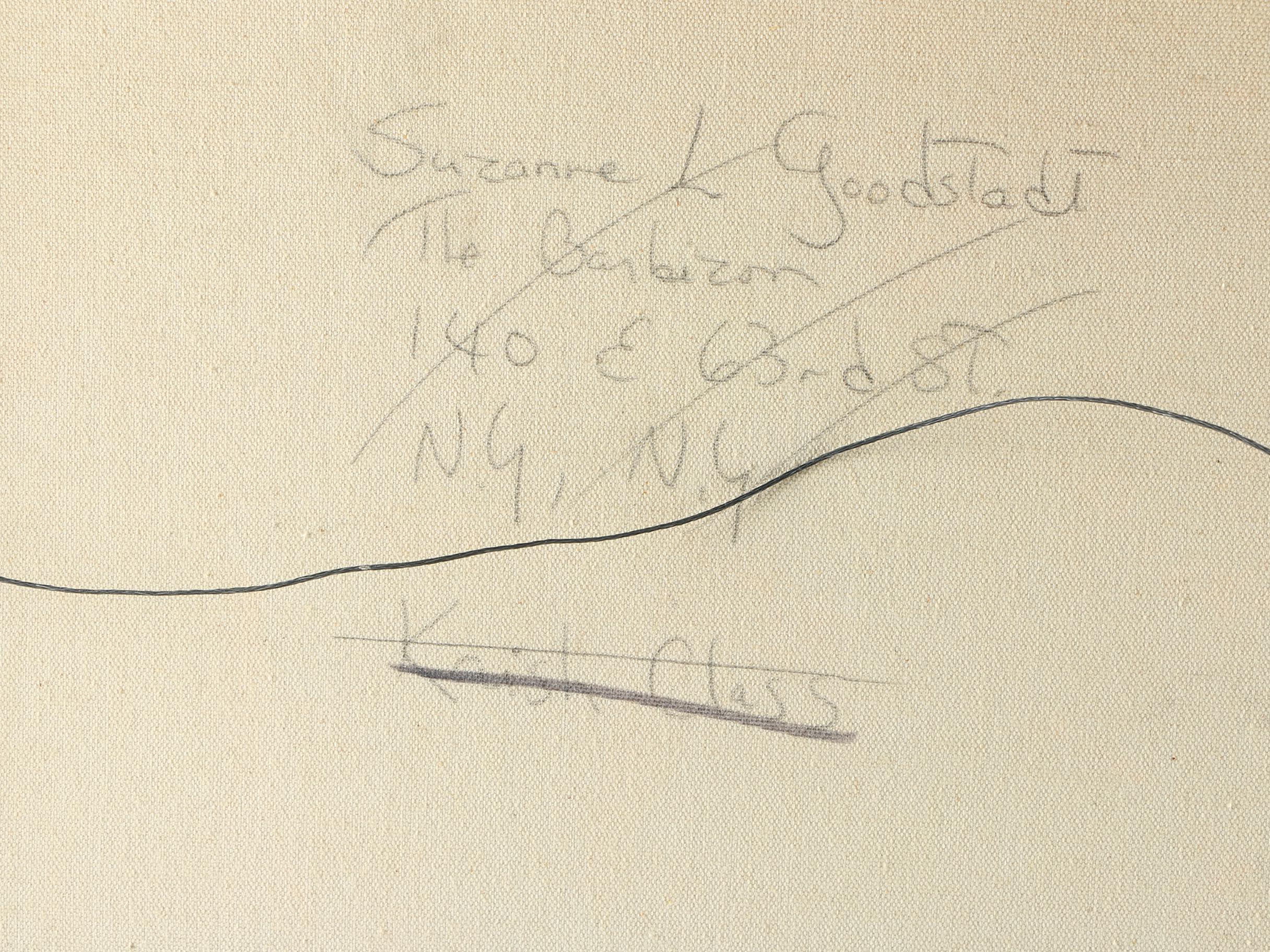 Suzanne L. Goodstadt Original Oil Painting "Girl with Hat"