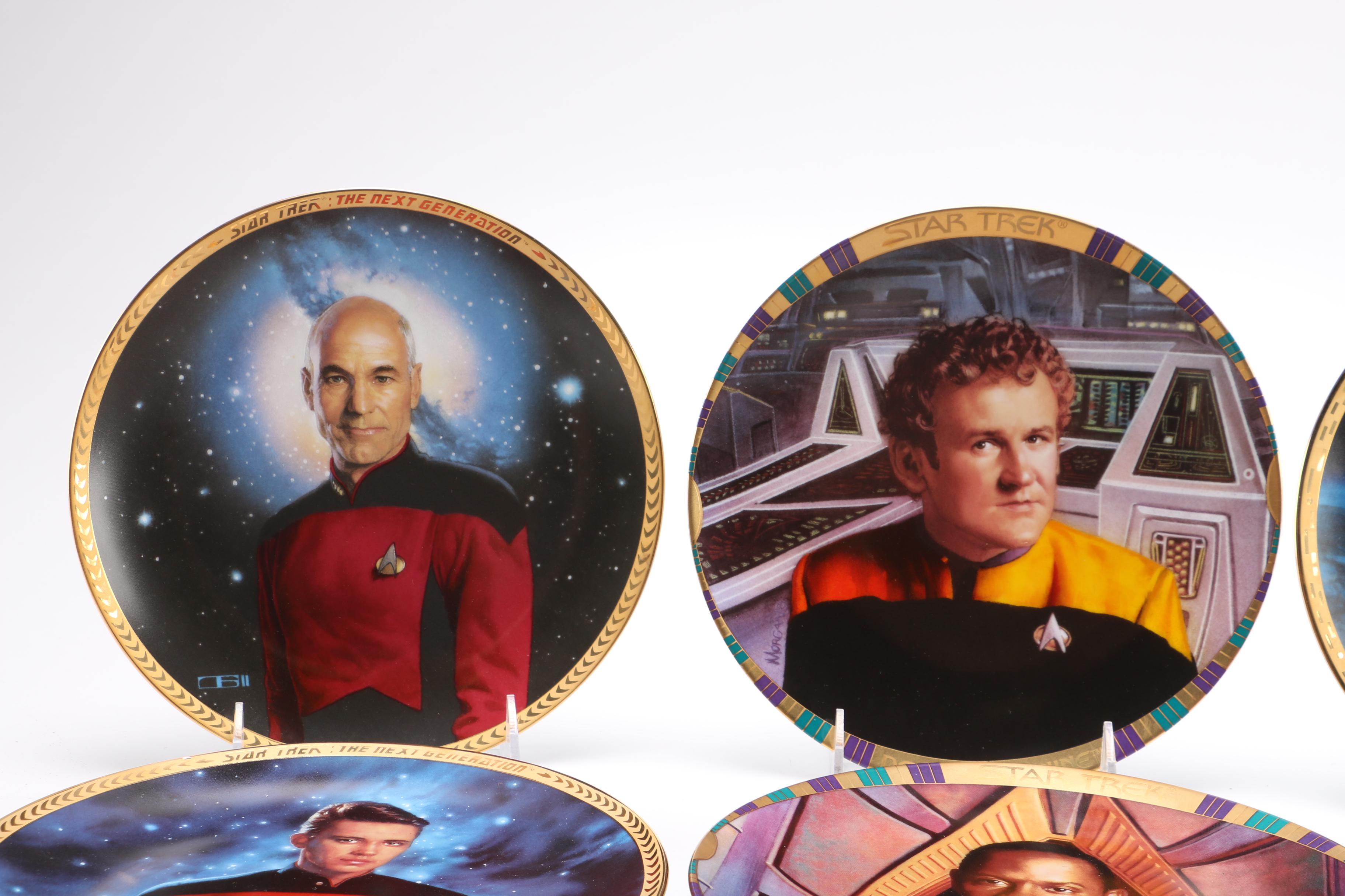 Limited Edition Star Trek Commemorative Plates