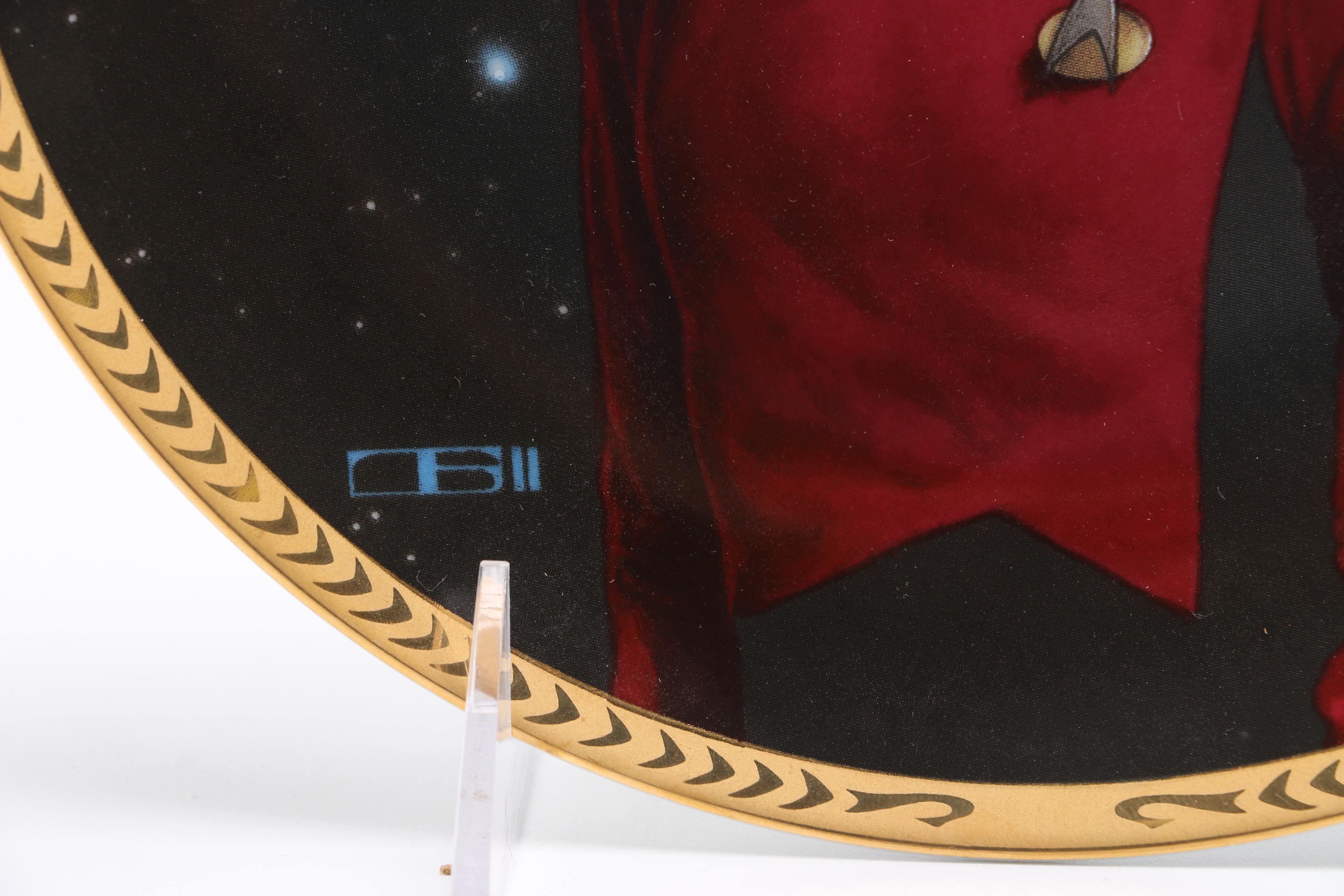 Limited Edition Star Trek Commemorative Plates