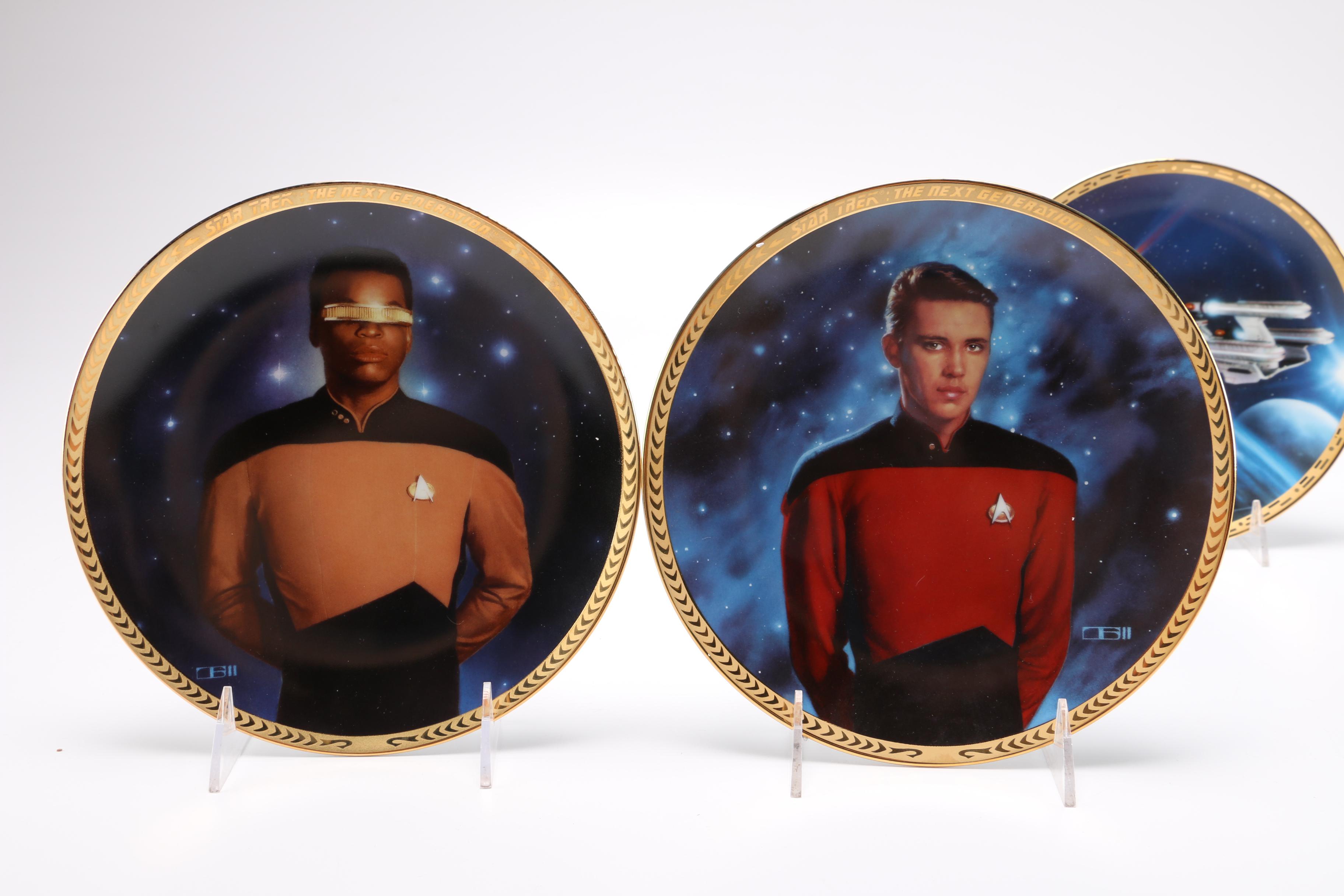 Limited Edition Star Trek Commemorative Plates
