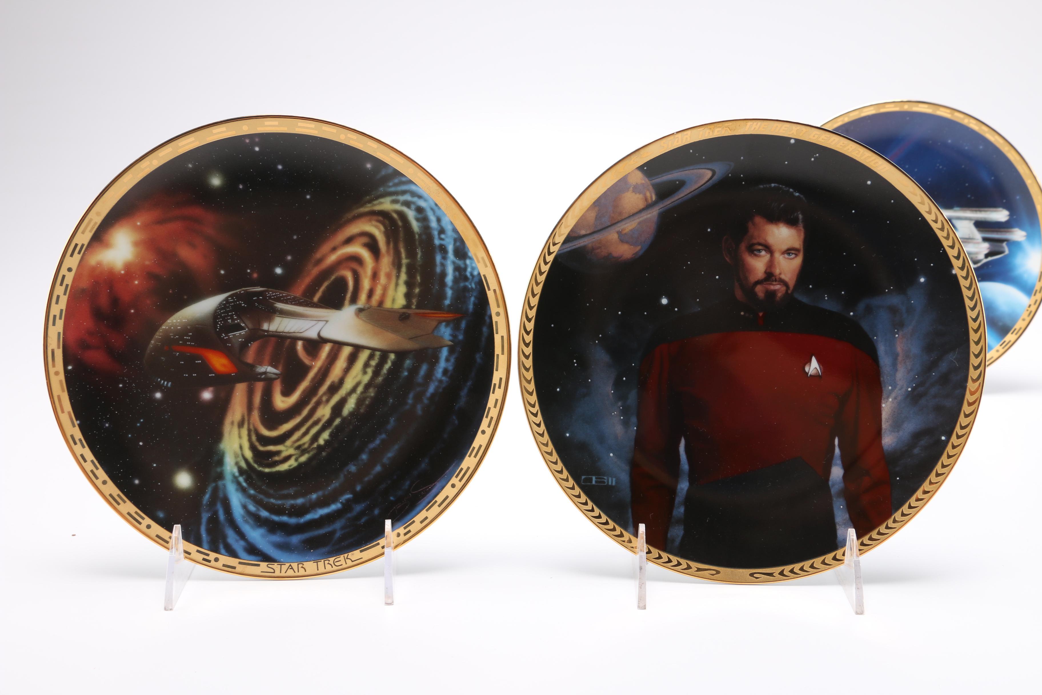 Limited Edition Star Trek Commemorative Plates