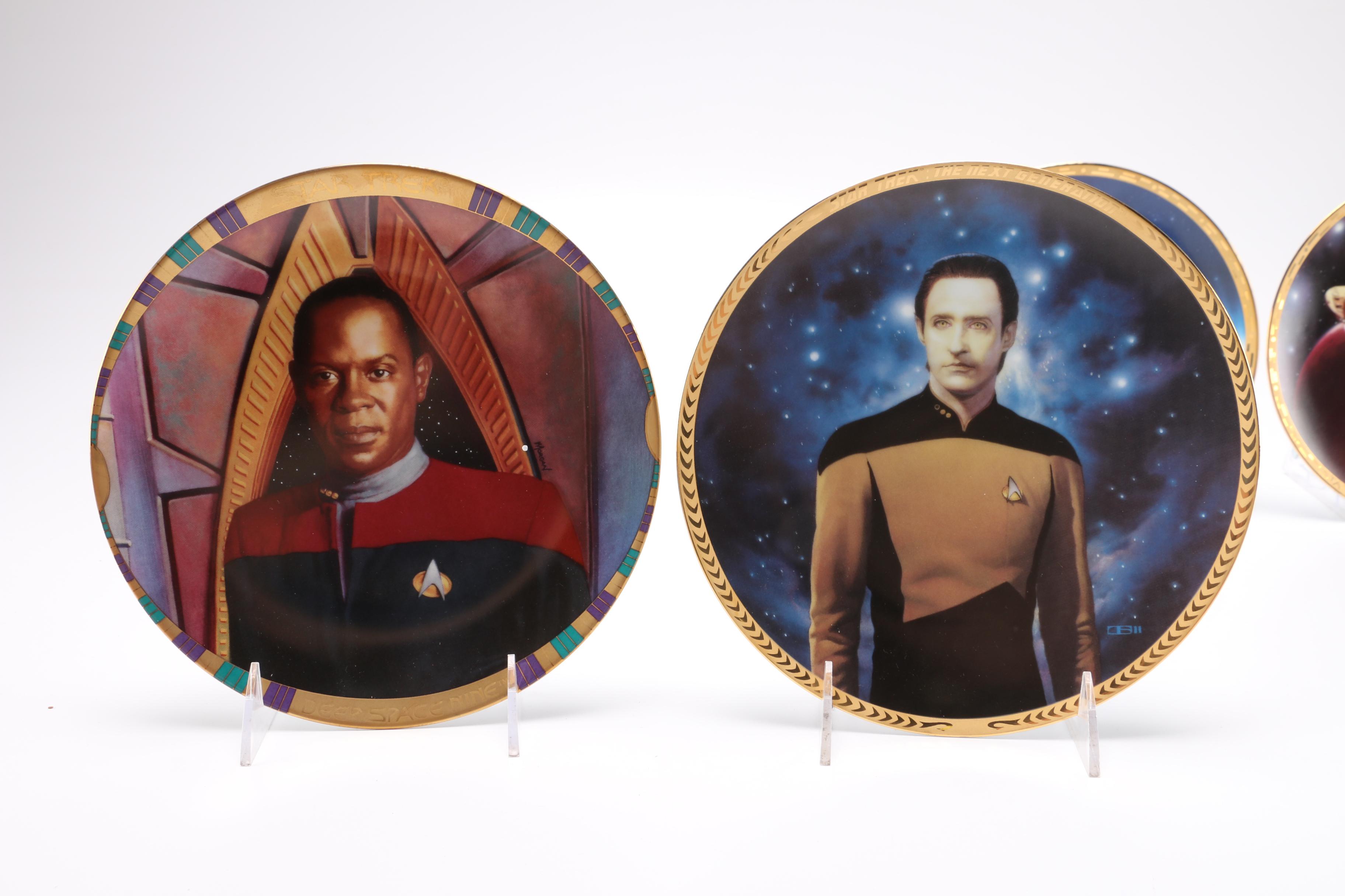 Limited Edition Star Trek Commemorative Plates