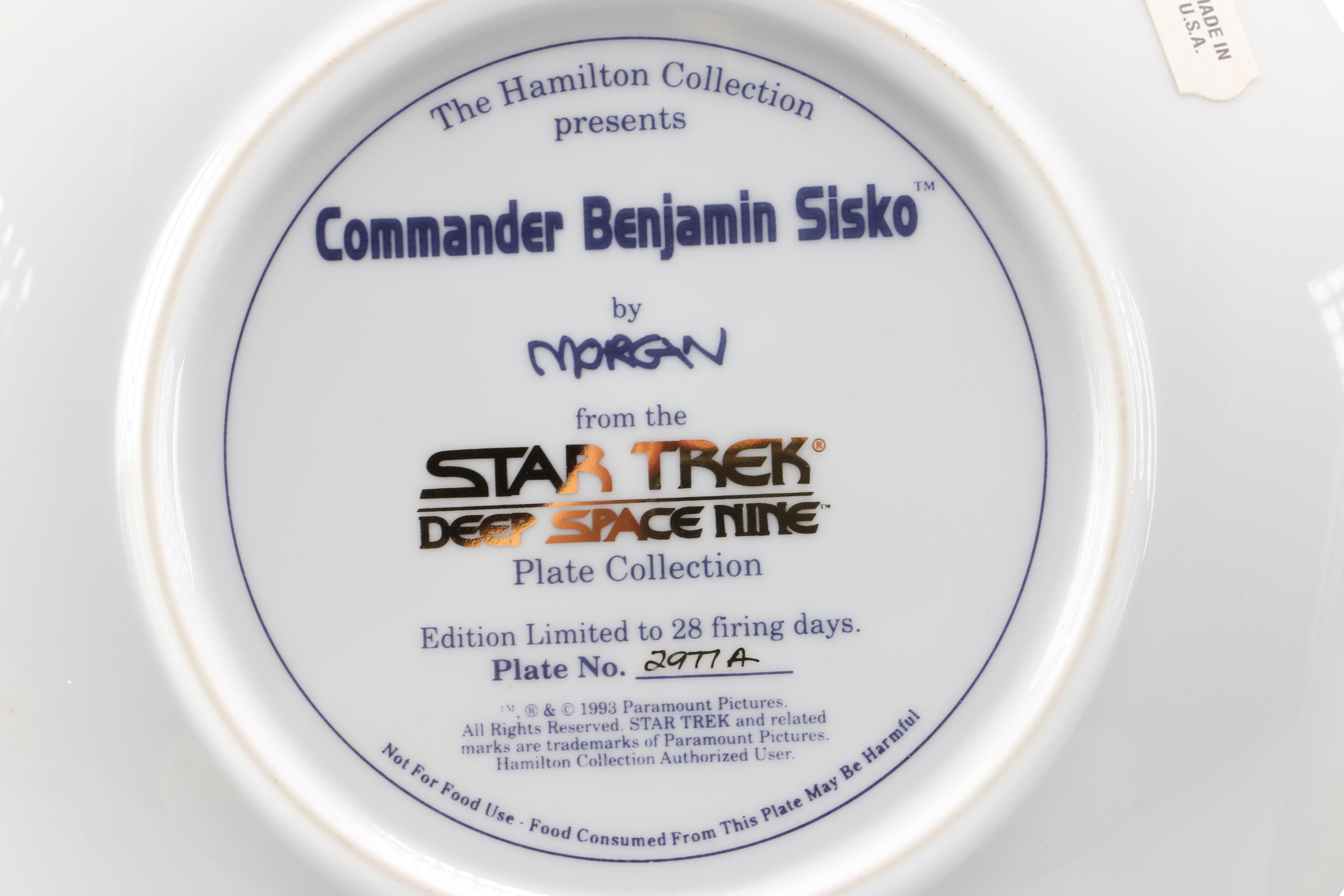 Limited Edition Star Trek Commemorative Plates