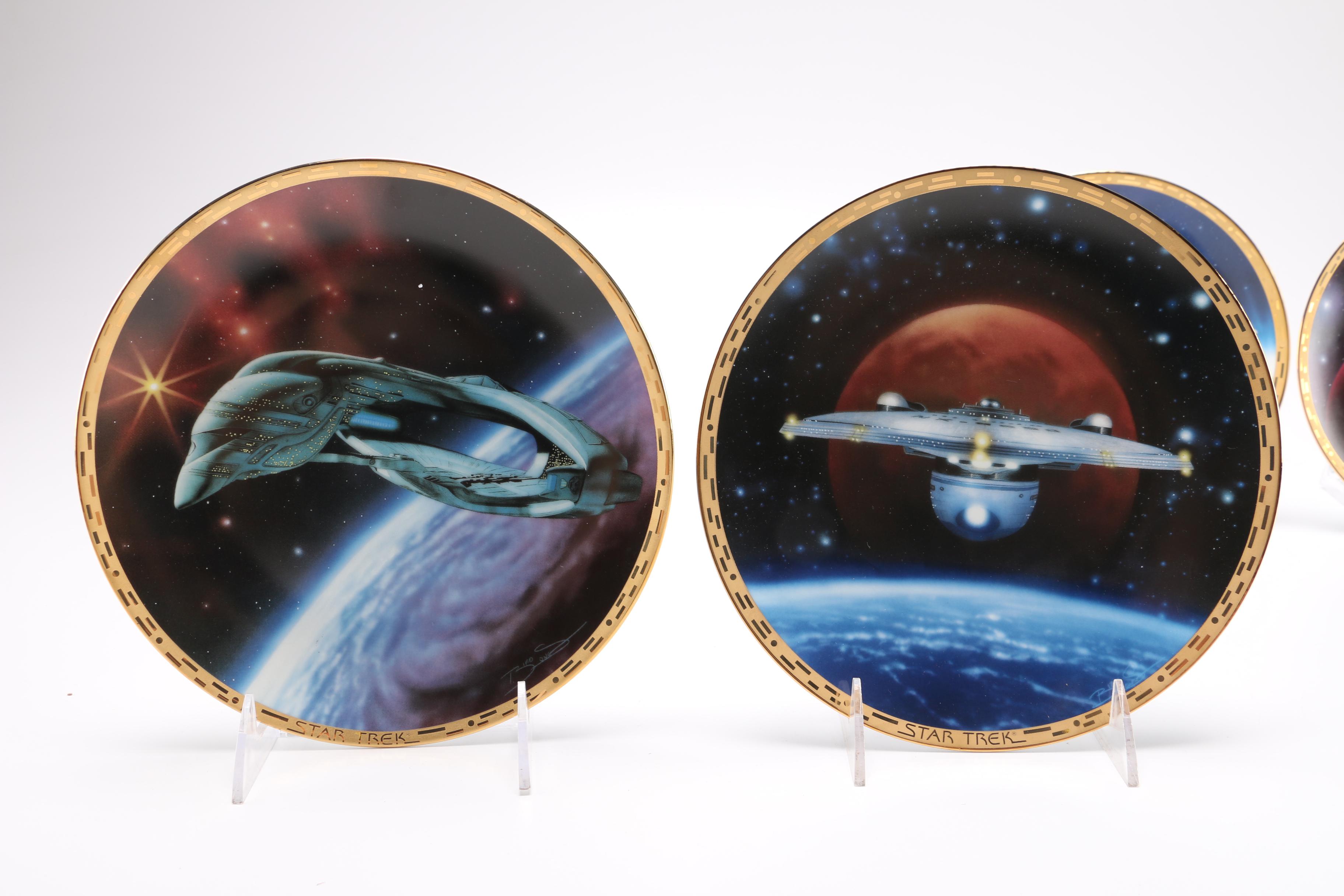 Limited Edition Star Trek Commemorative Plates
