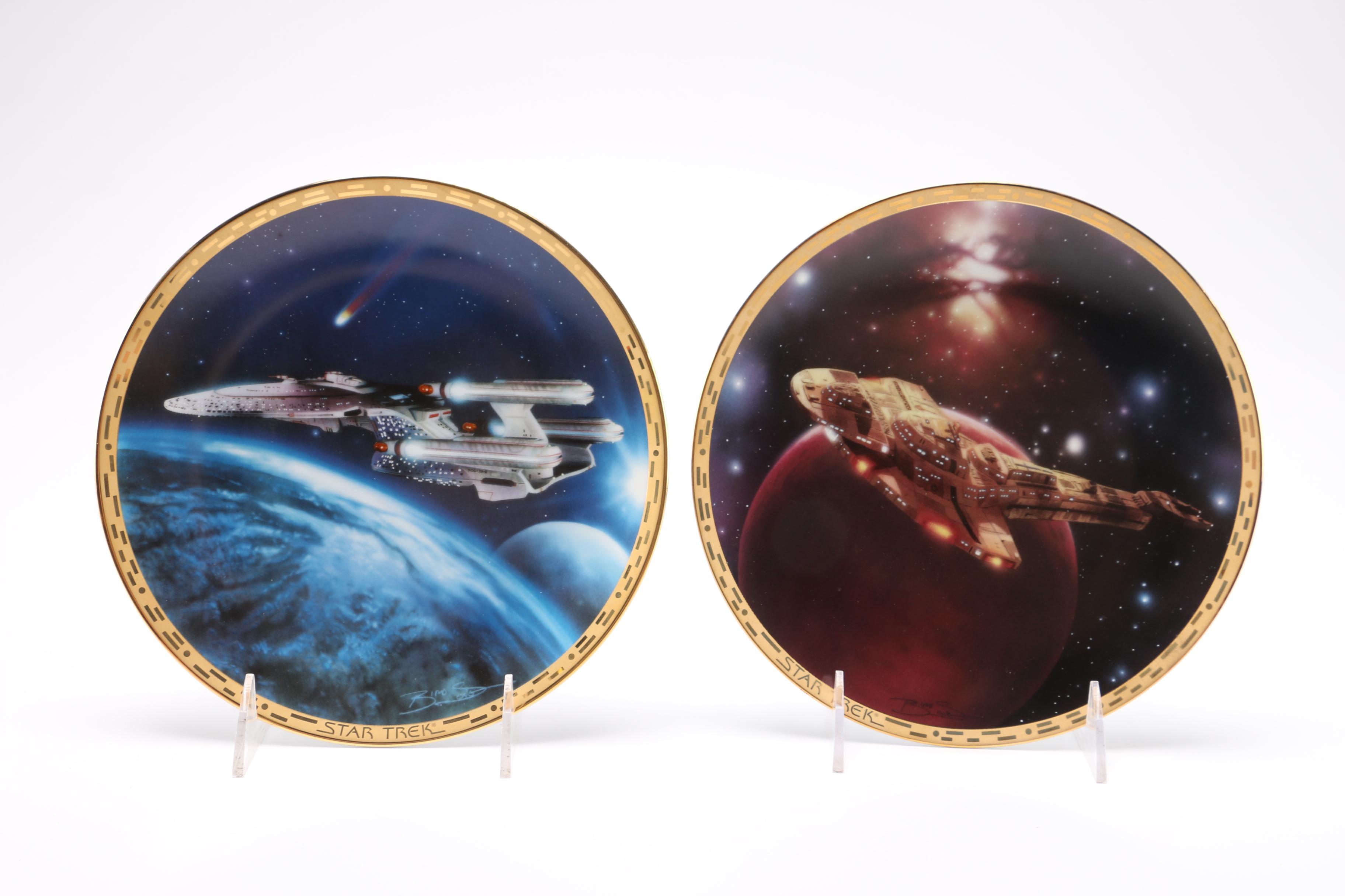 Limited Edition Star Trek Commemorative Plates