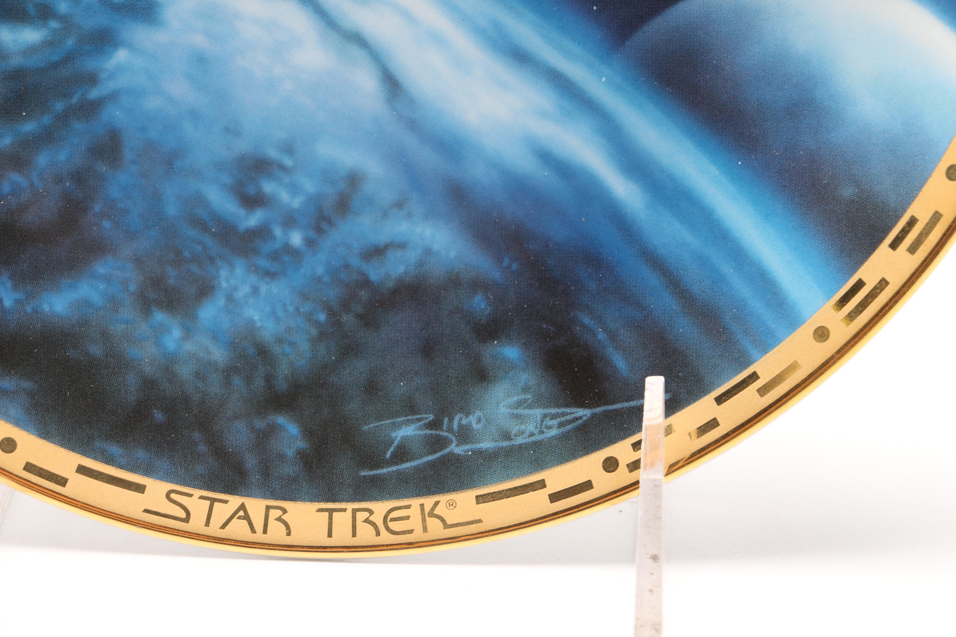 Limited Edition Star Trek Commemorative Plates