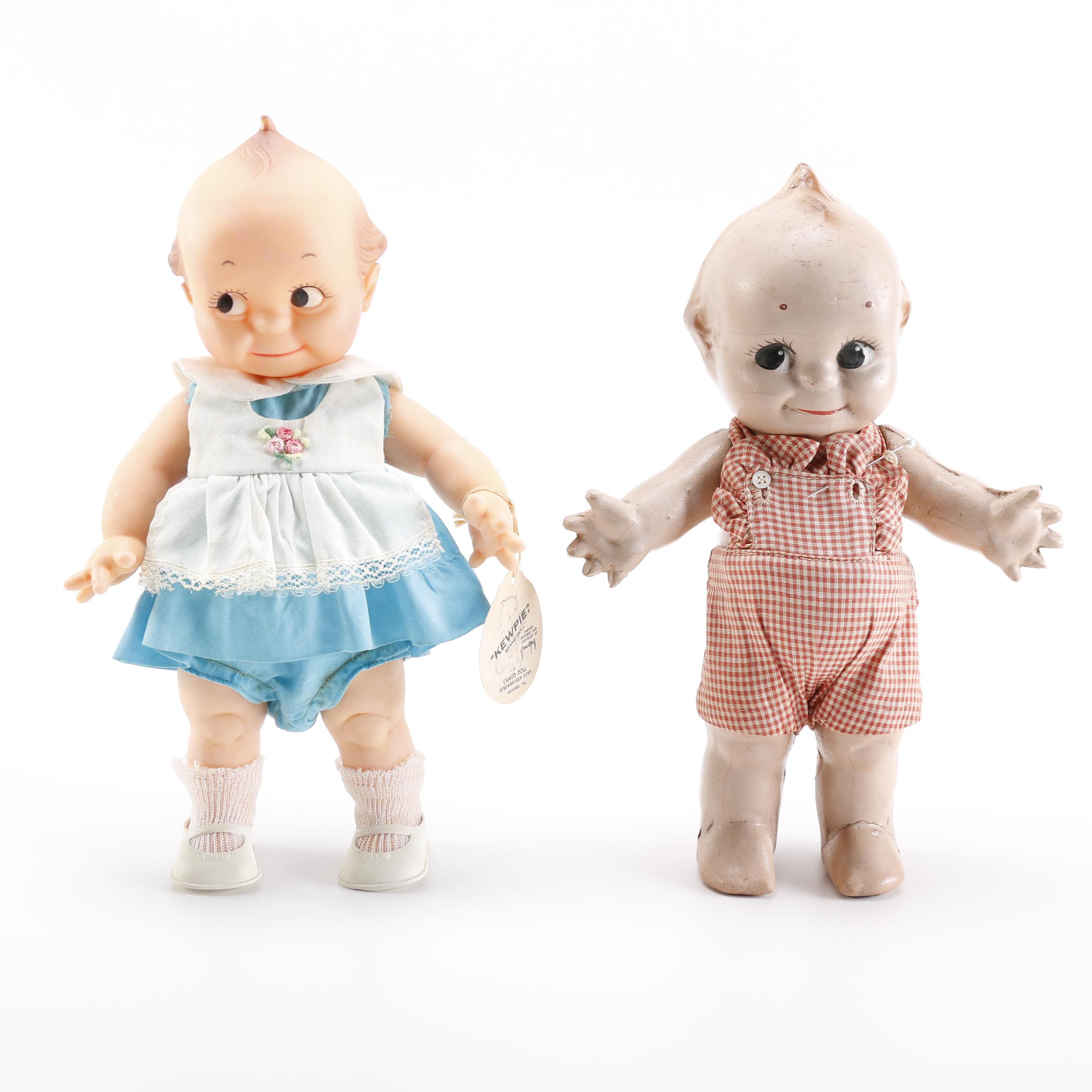 Vintage Pair of Cameo "Kewpie" Dolls