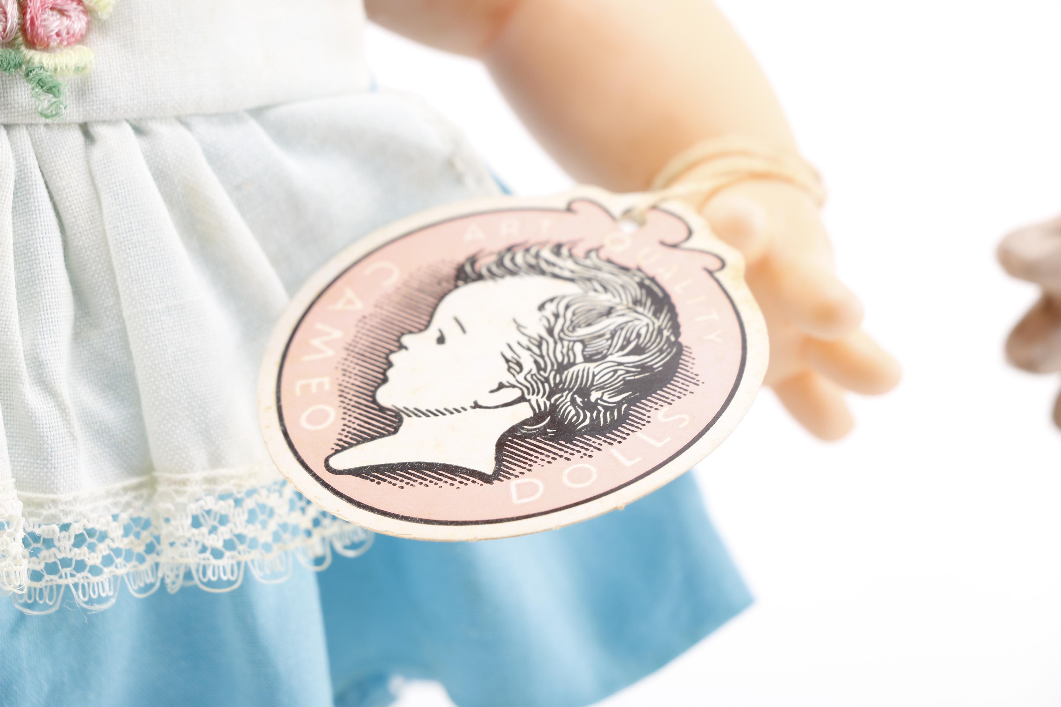 Vintage Pair of Cameo "Kewpie" Dolls