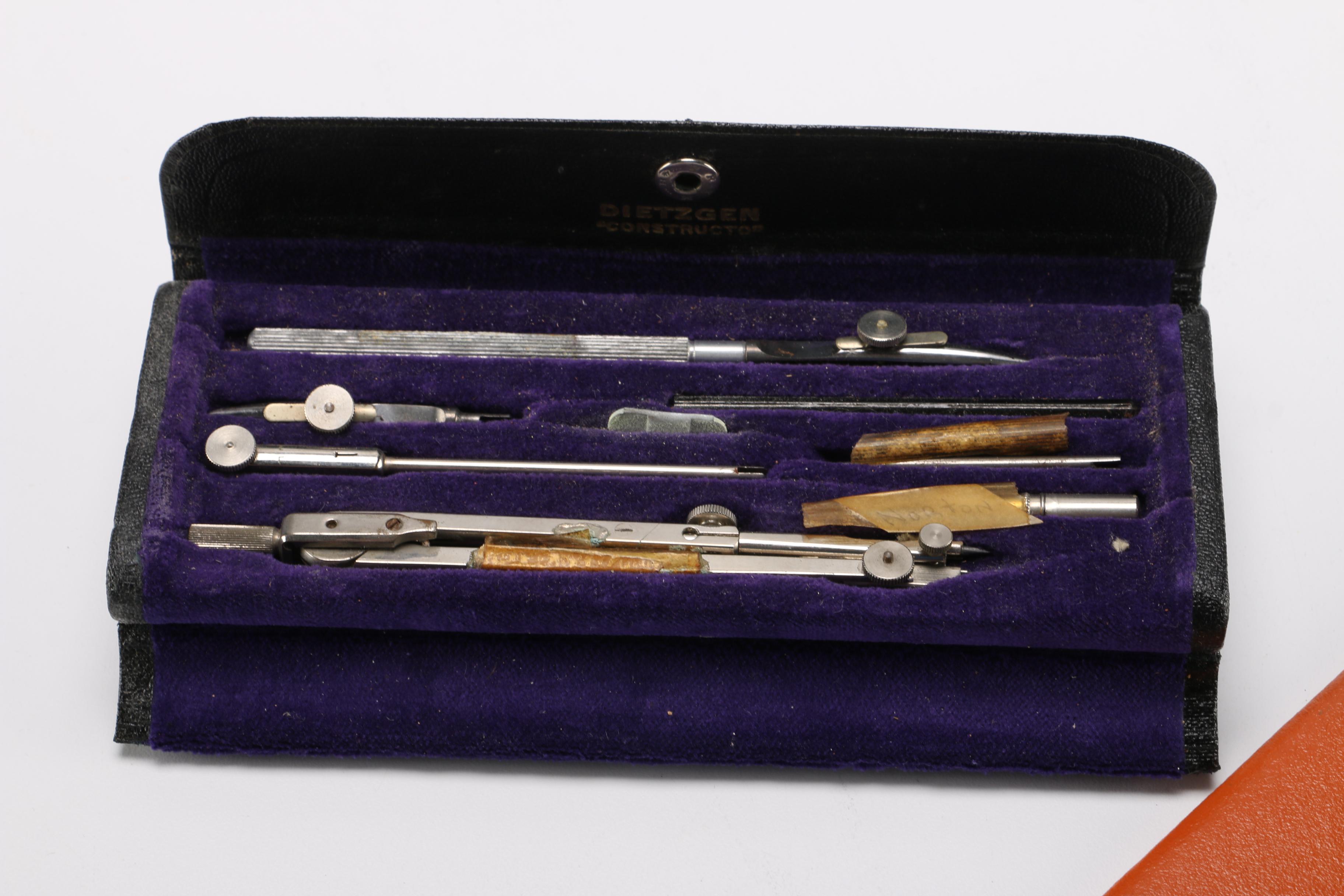 Set of Vintage Drafting Tools