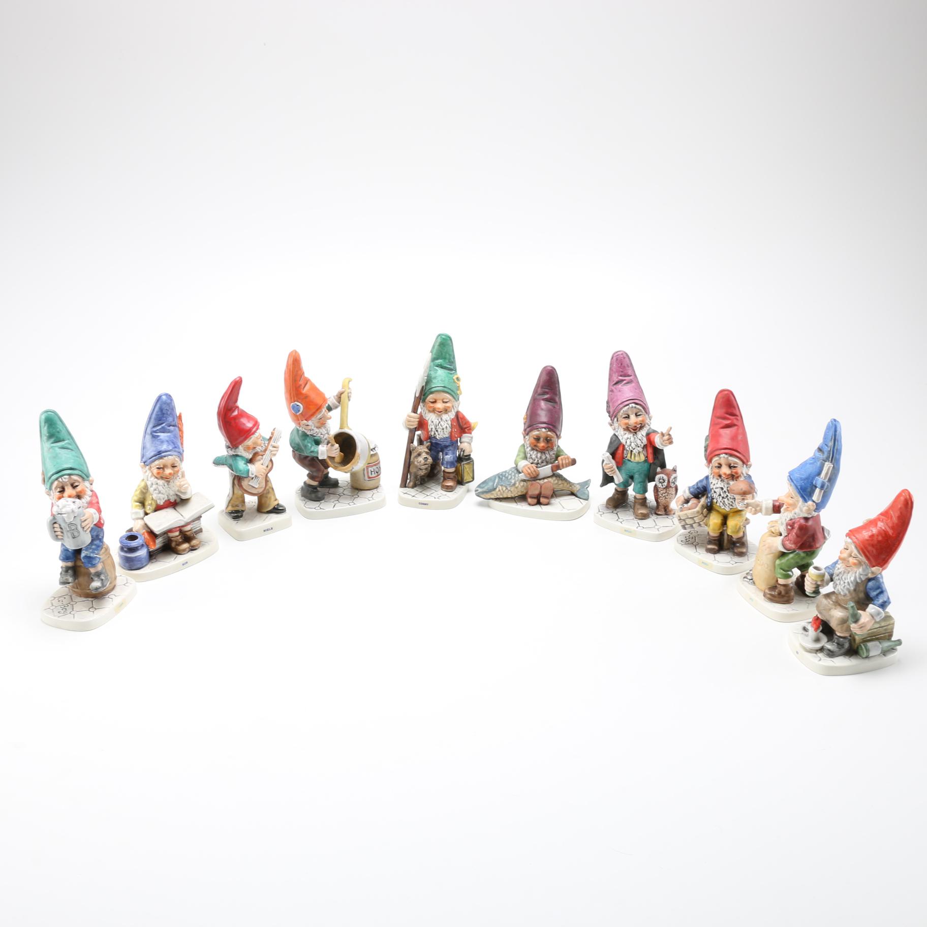 Goebel "Co Boys" Gnome Figurines