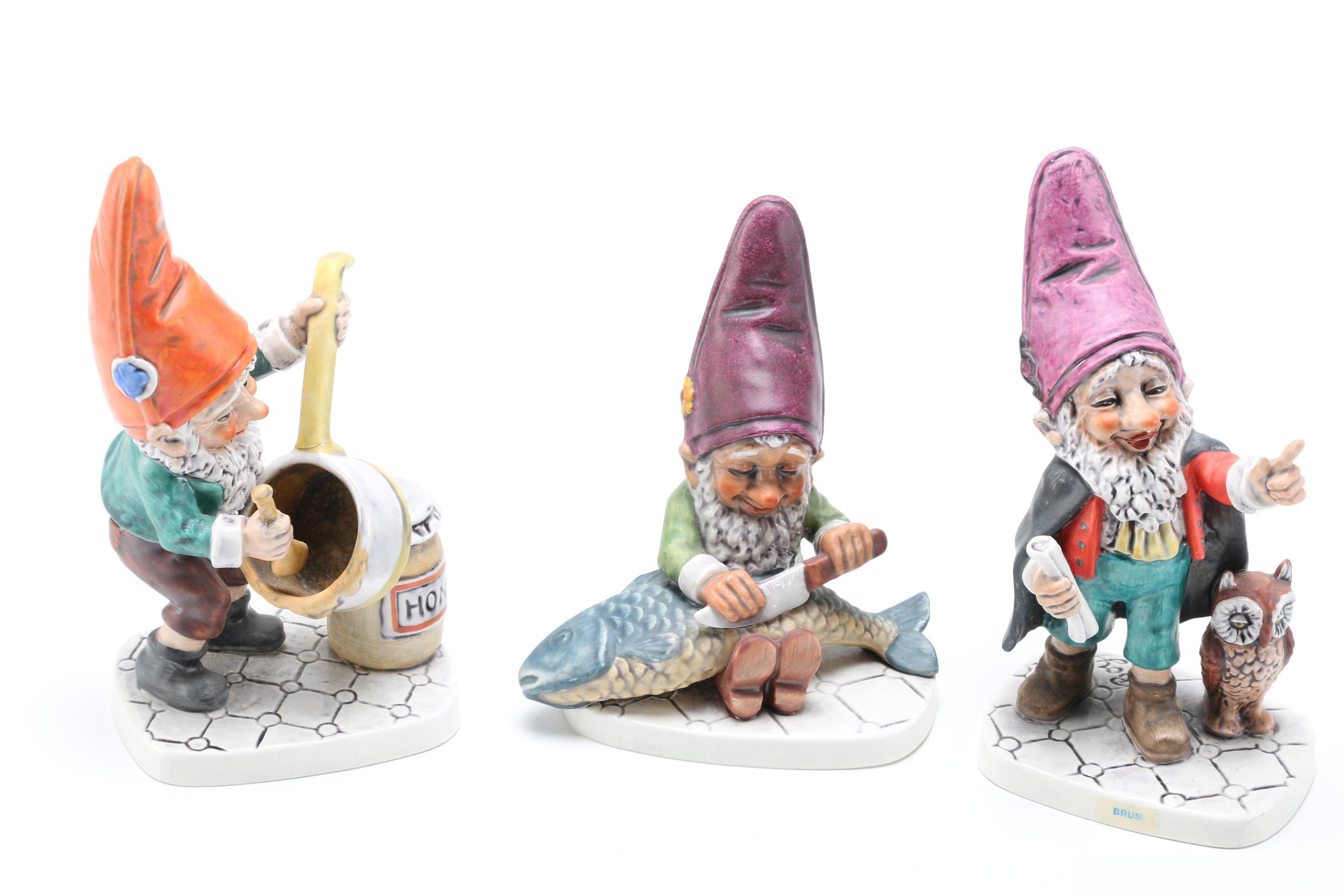 Goebel "Co Boys" Gnome Figurines
