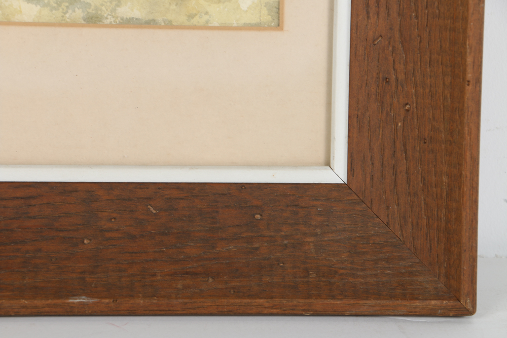 Ethel B. Fowler Watercolor on Paper "Linekin Bay"