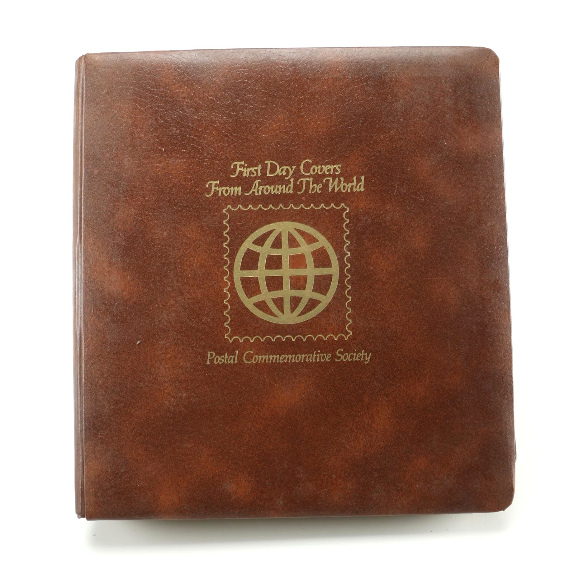 "First Day Covers From Around the World" Stamp Book