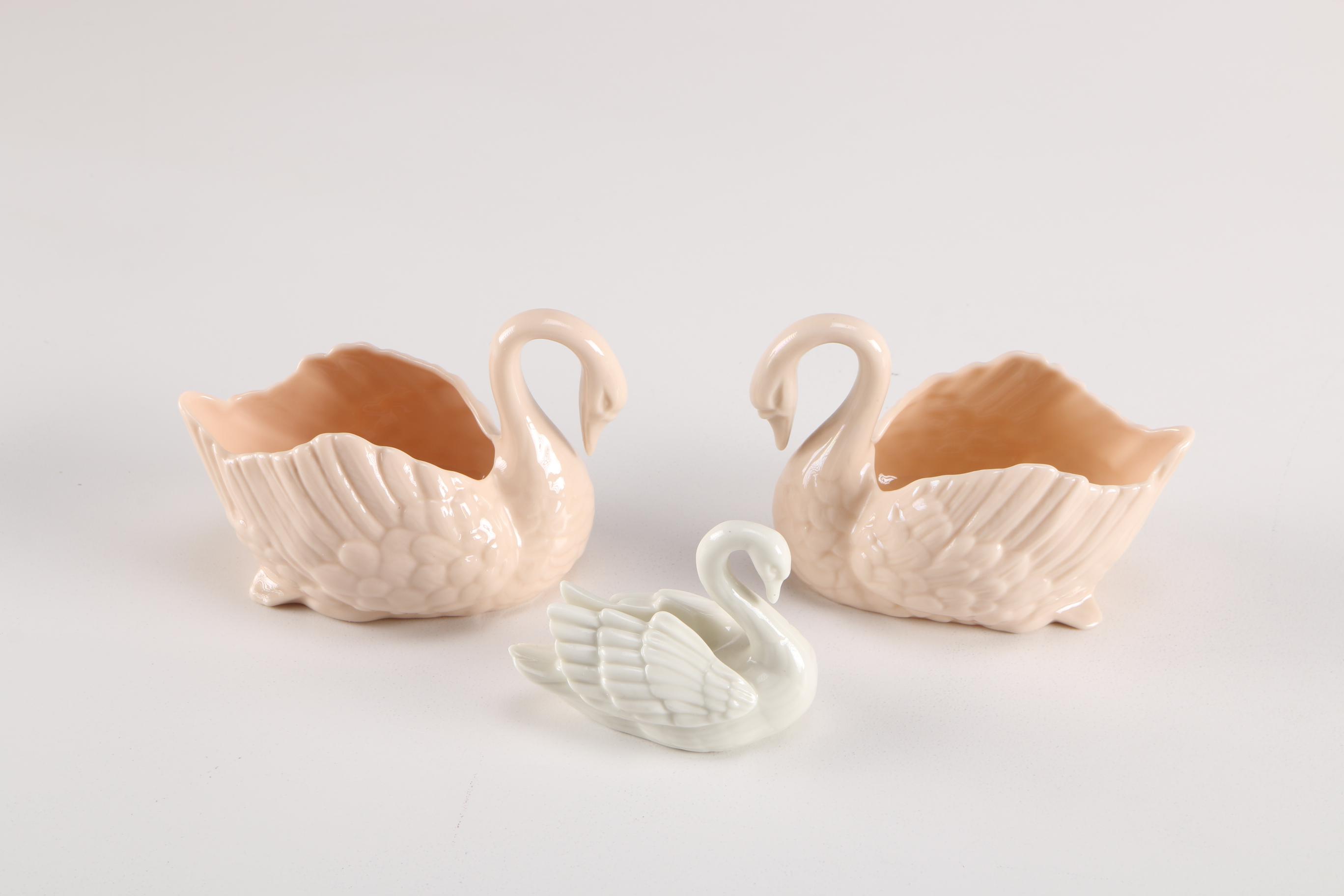 Lenox China Swan Figurines