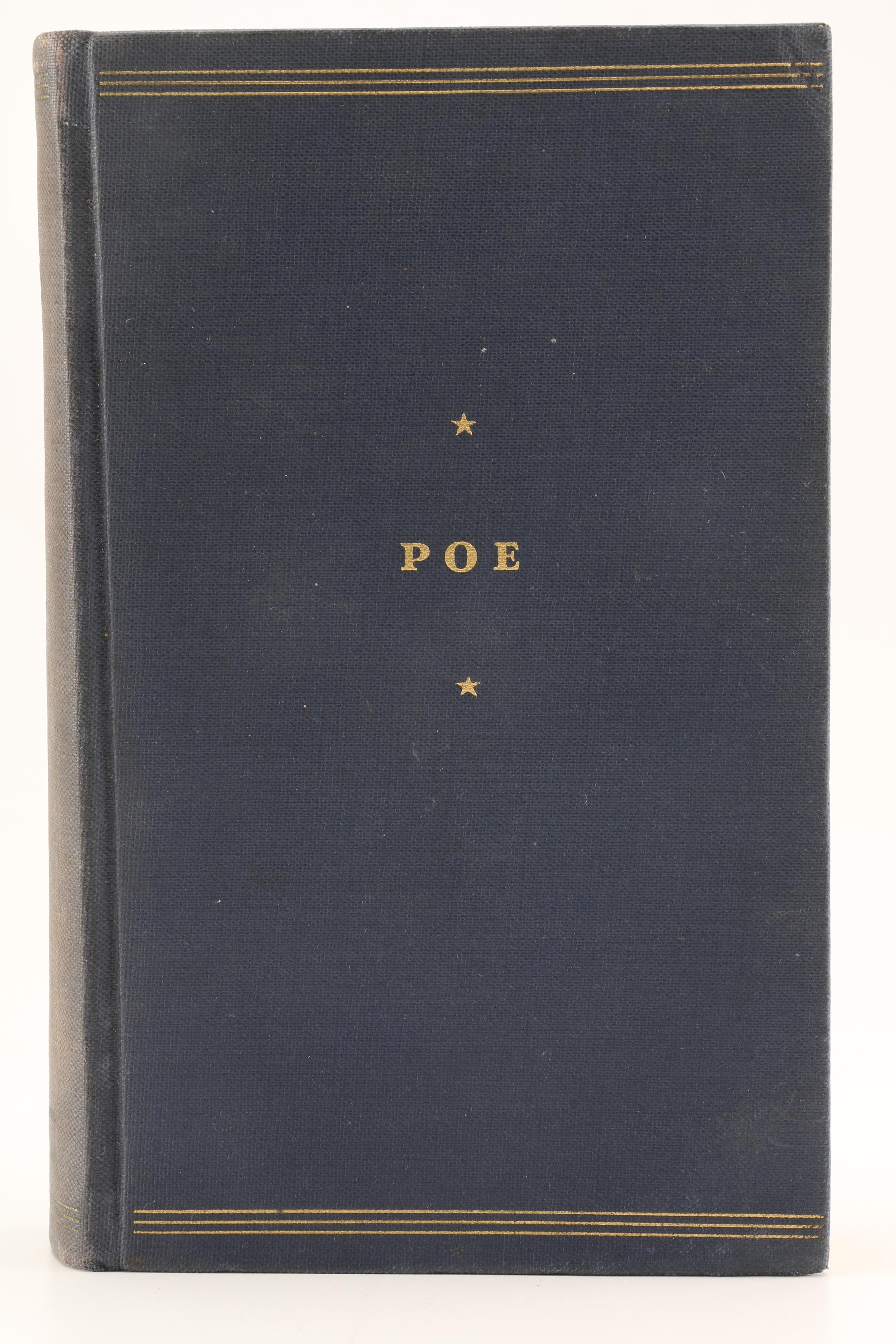1935 Edgar Allan Poe Collection With "Here I Fell Asleep" Bookmark