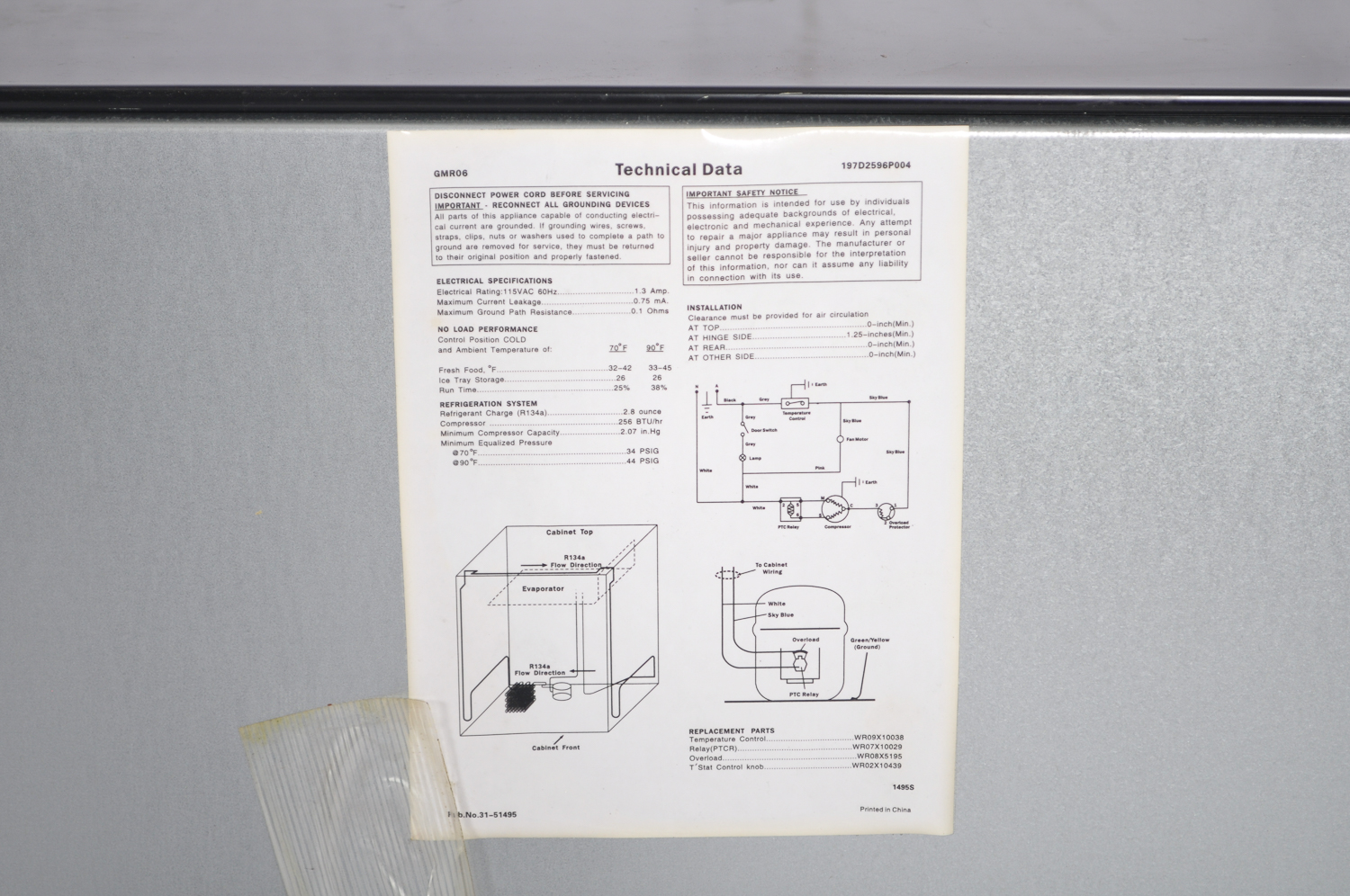 General Electric Compact Refrigerator