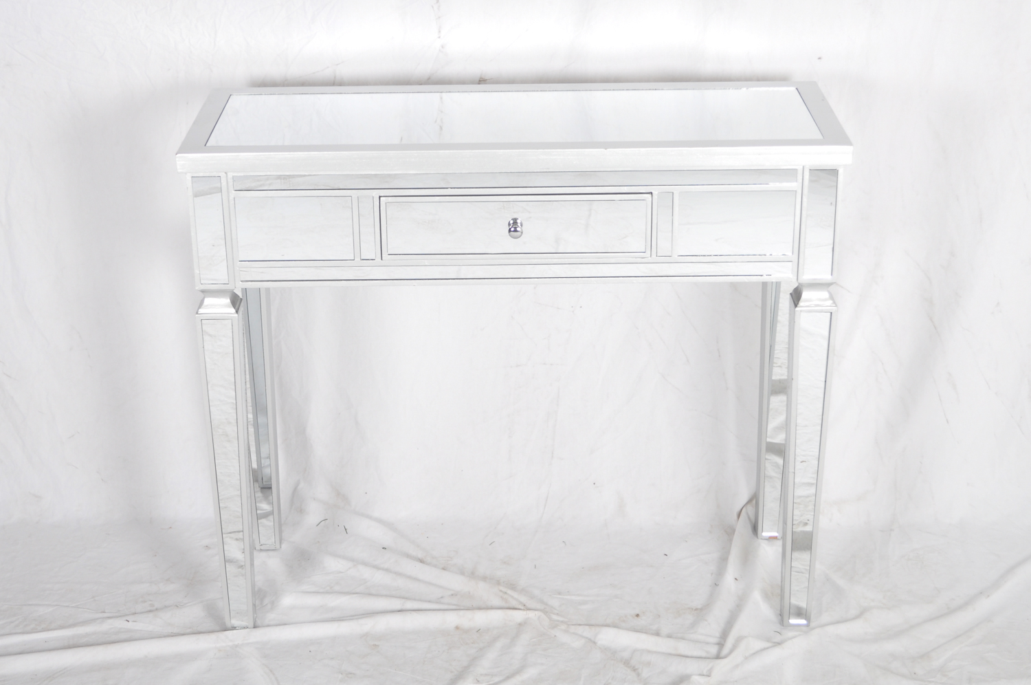 Contemporary Mirrored Console Table