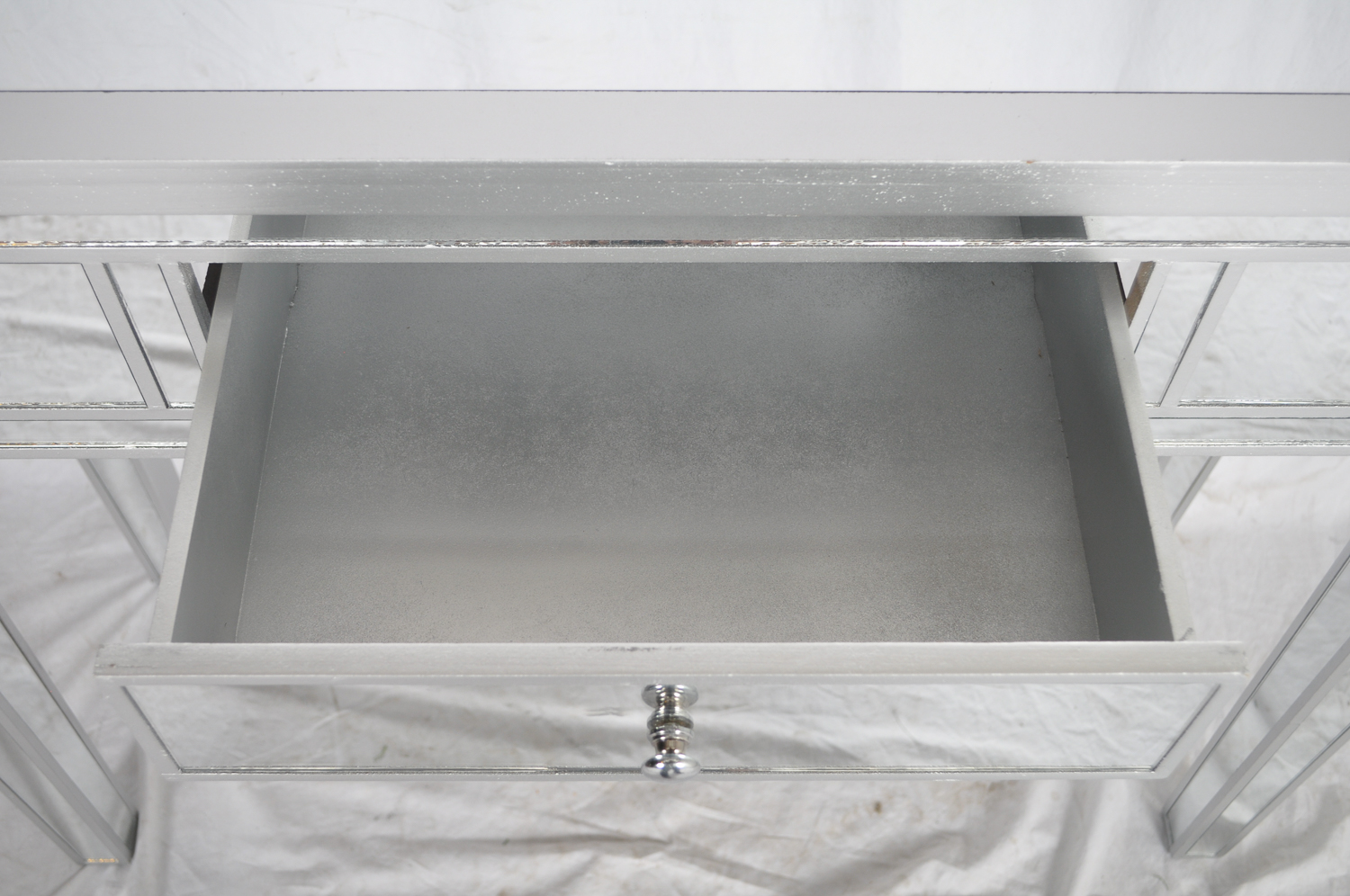 Contemporary Mirrored Console Table