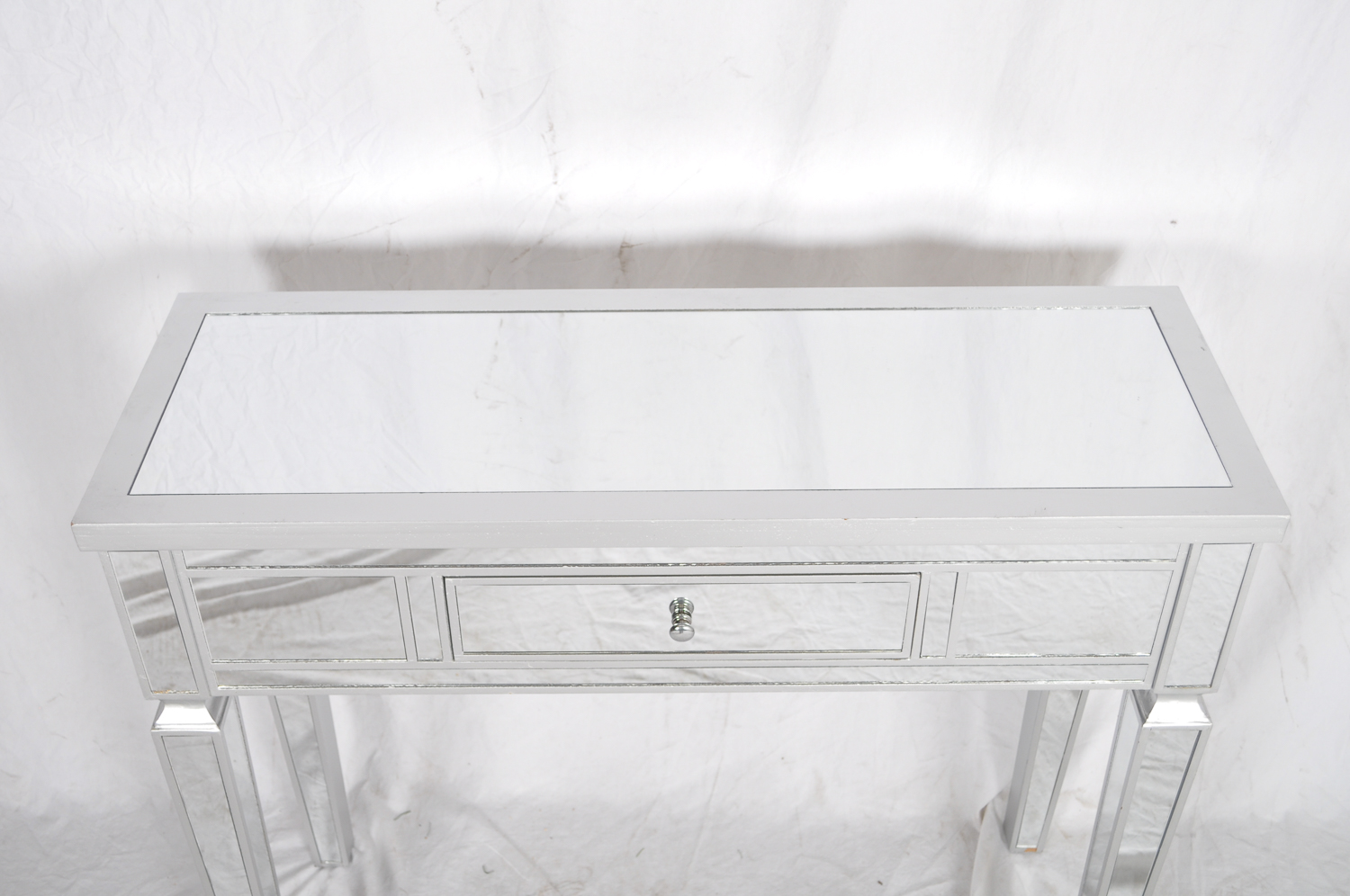 Contemporary Mirrored Console Table